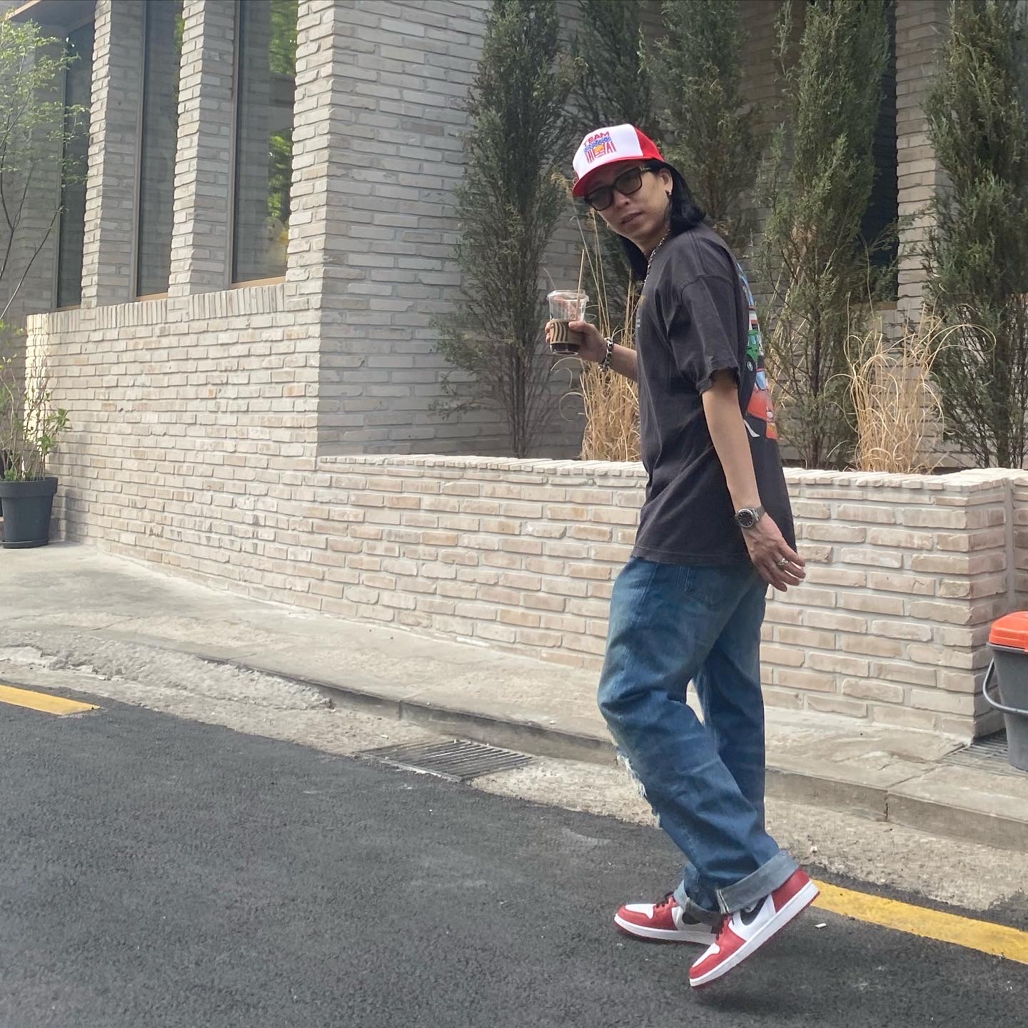 Jordan 1 Retro High OG Chicago 2015 착용 스타일 - 1