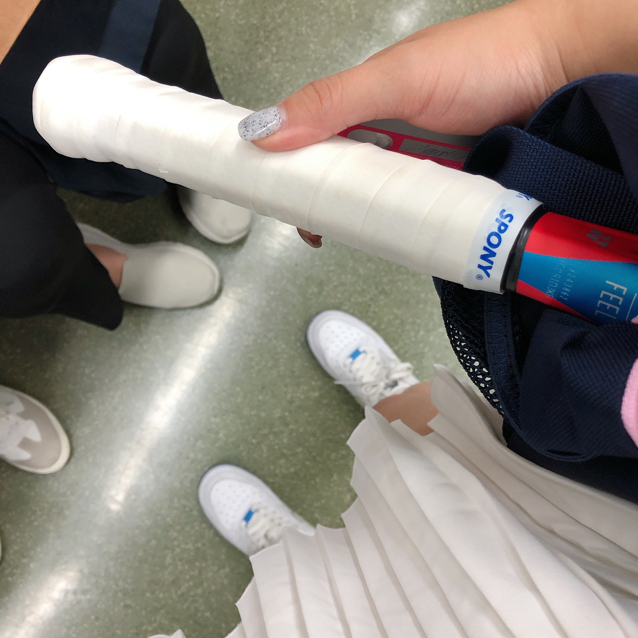 (W) Nike Air Force 1 '07 LX White University Blue 착용 스타일
