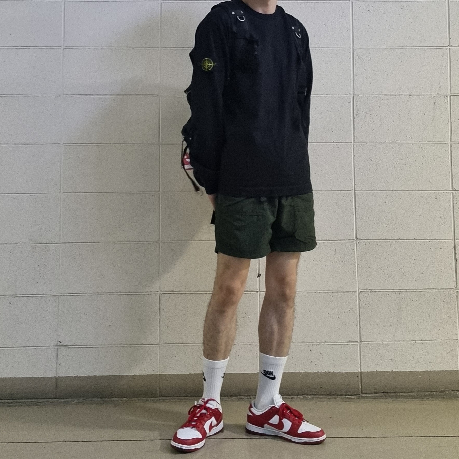 (W) Nike Dunk Low Next Nature Gym Red 착용 스타일