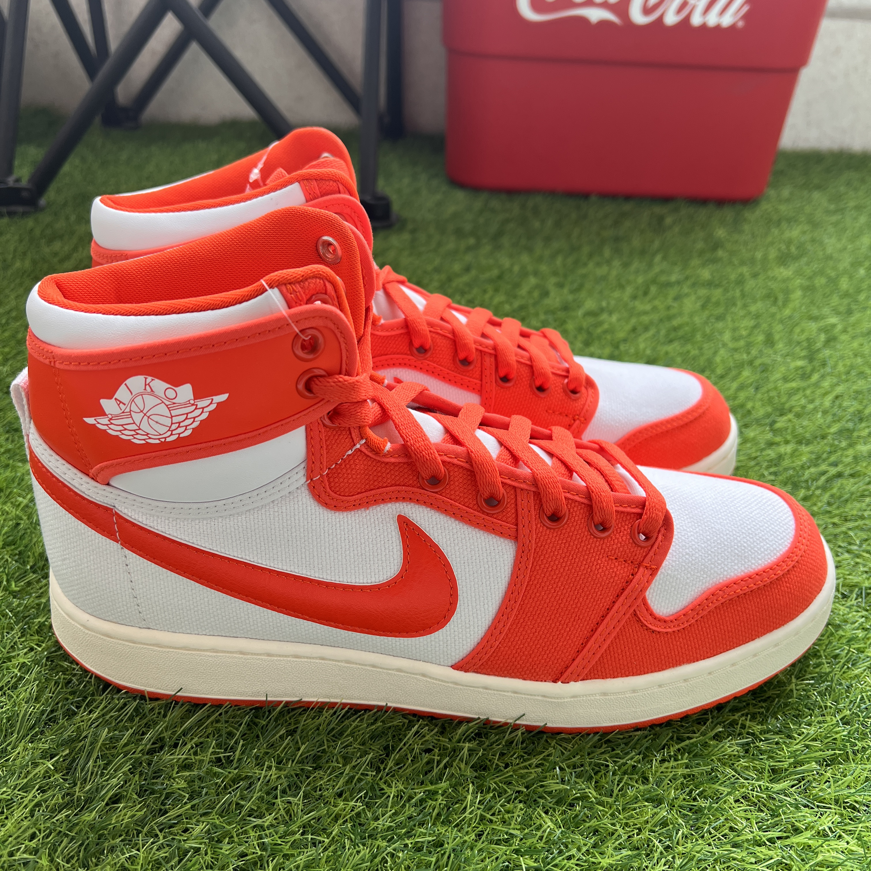 Jordan 1 KO Rush Orange 착용 스타일 - 2