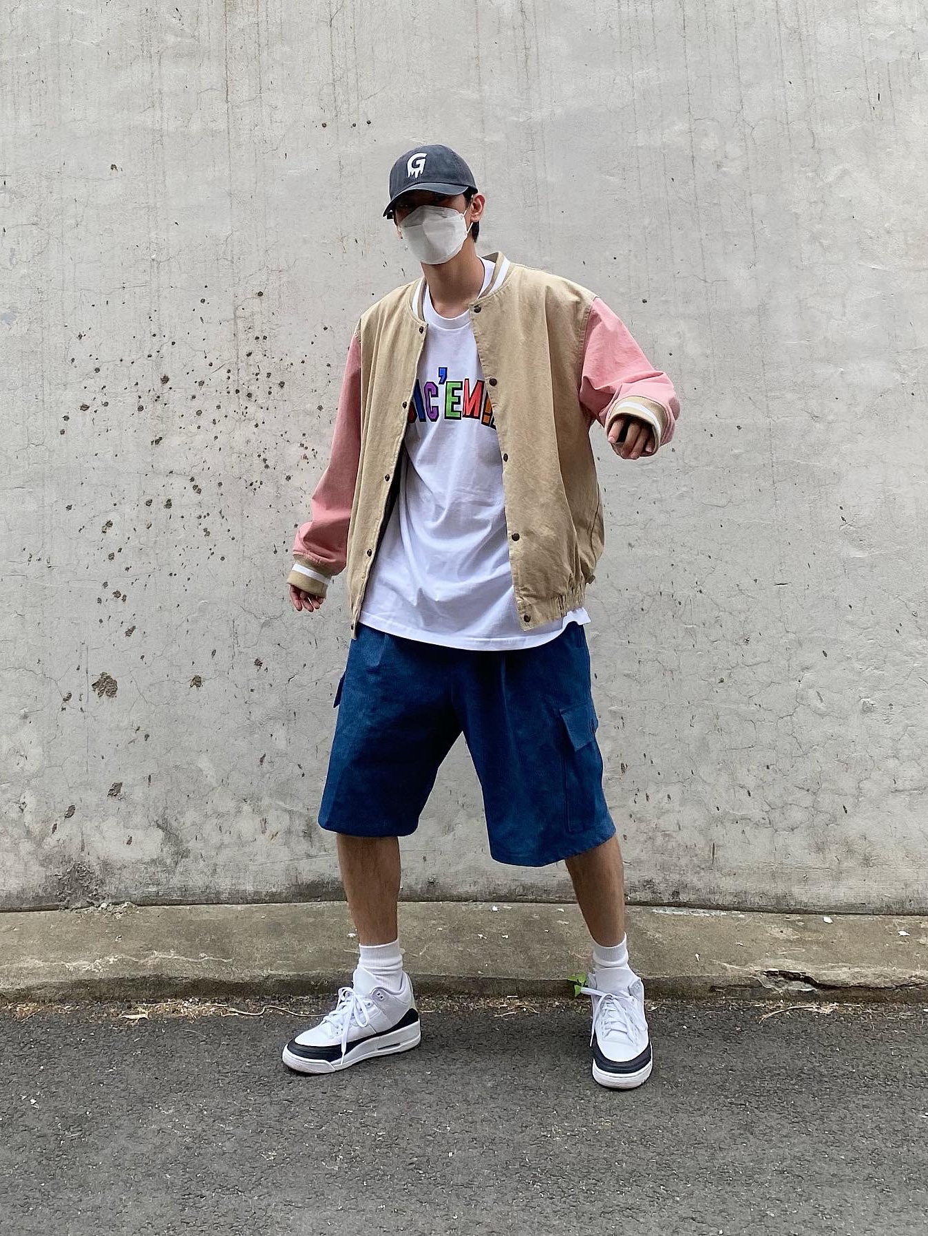 Jordan 3 x Fragment Retro SP White Black, Supreme x WTAPS Sic'em! T-shirt White - 21FW 착용 스타일 - 2