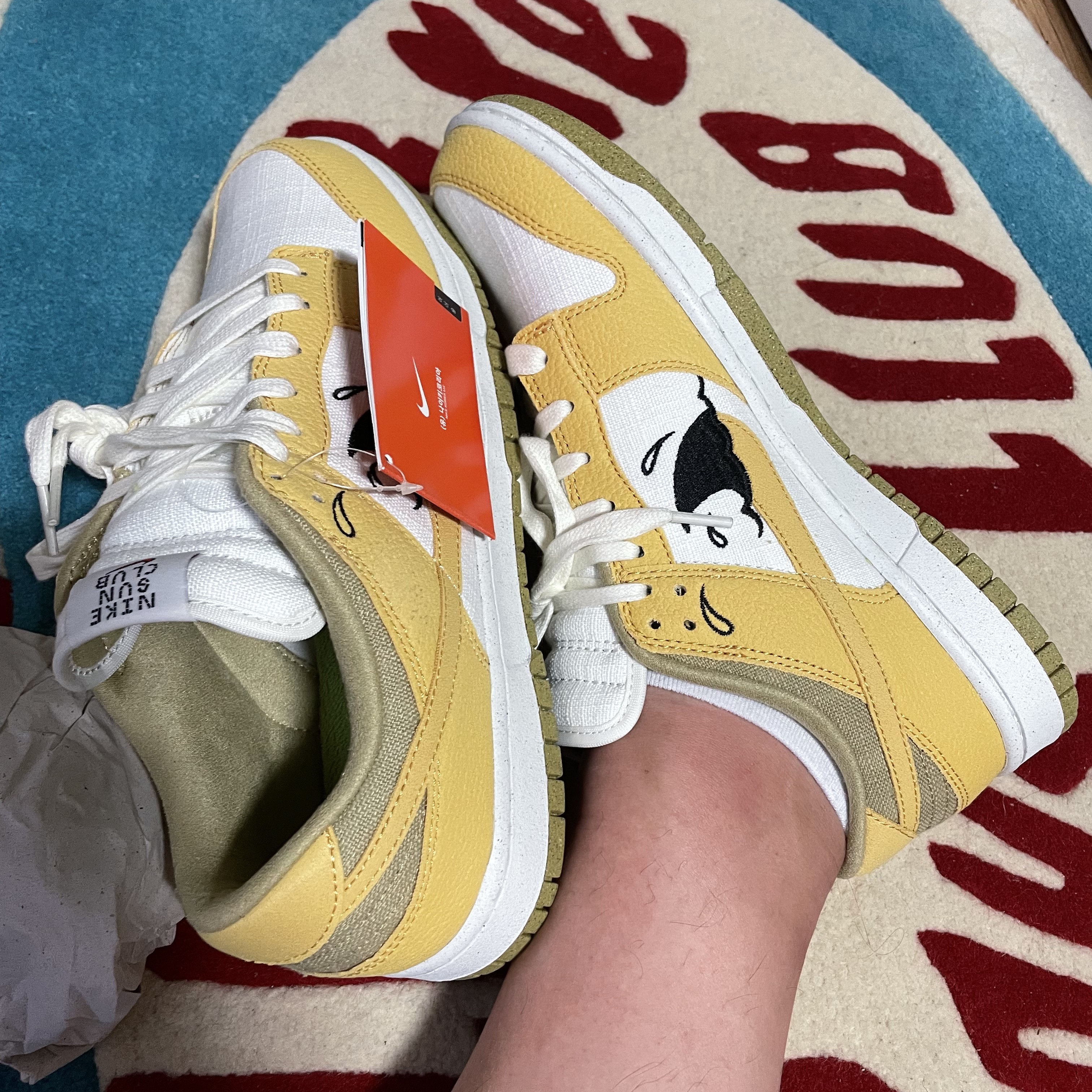 Nike Dunk Low Retro SE Next Nature Nike Sun Club 착용 스타일 - 2