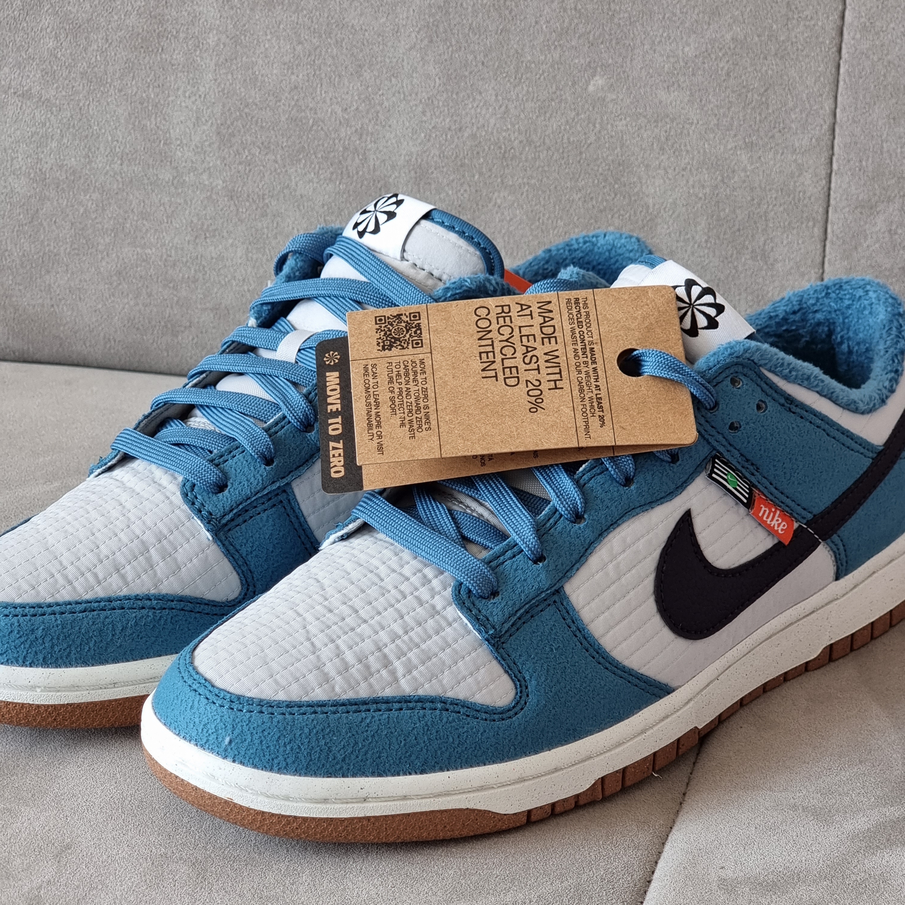 Nike Dunk Low Retro Next Nature Riftblue 착용 스타일 - 3