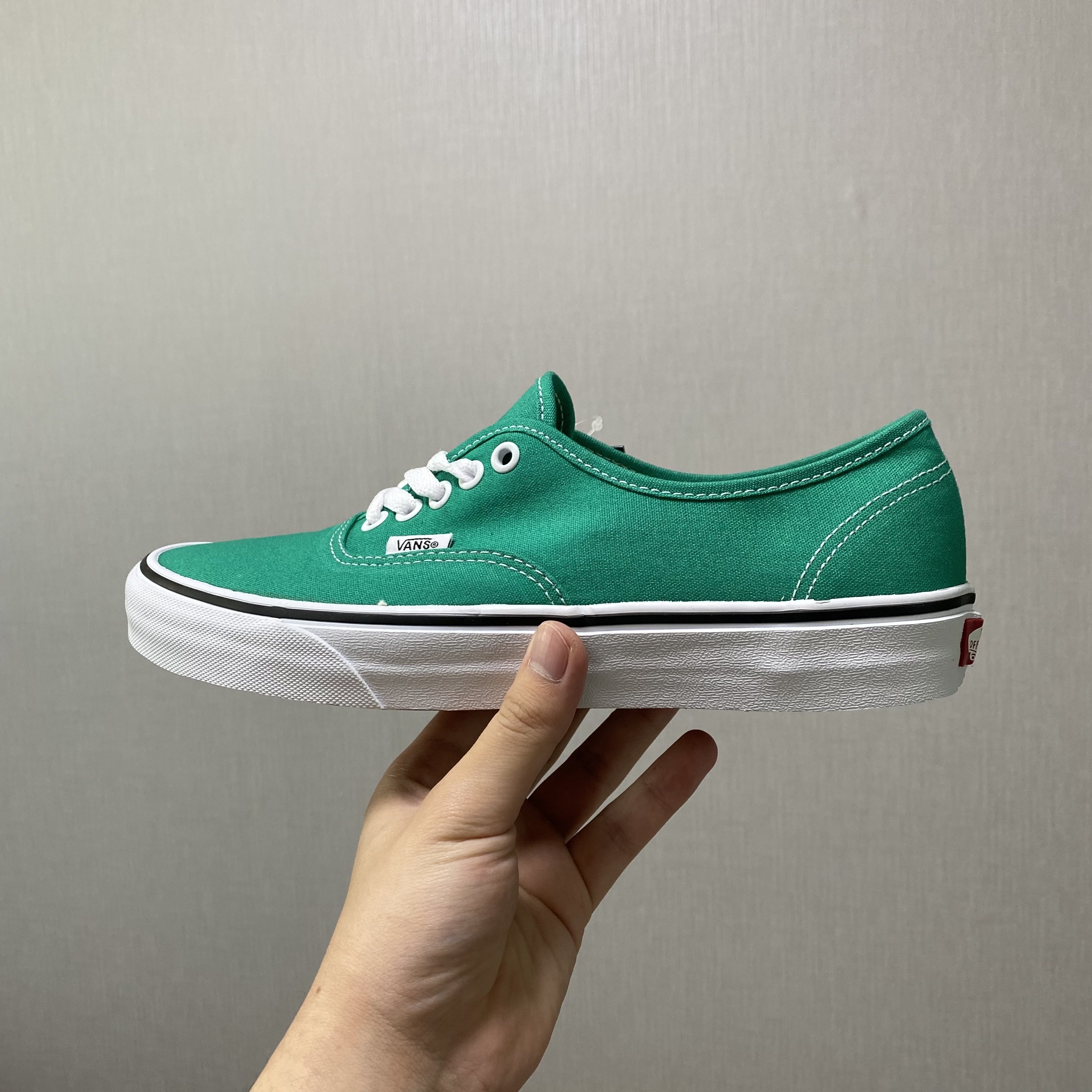 Vans Authentic 44 DX Anaheim Factory Emerald Green 착용 스타일