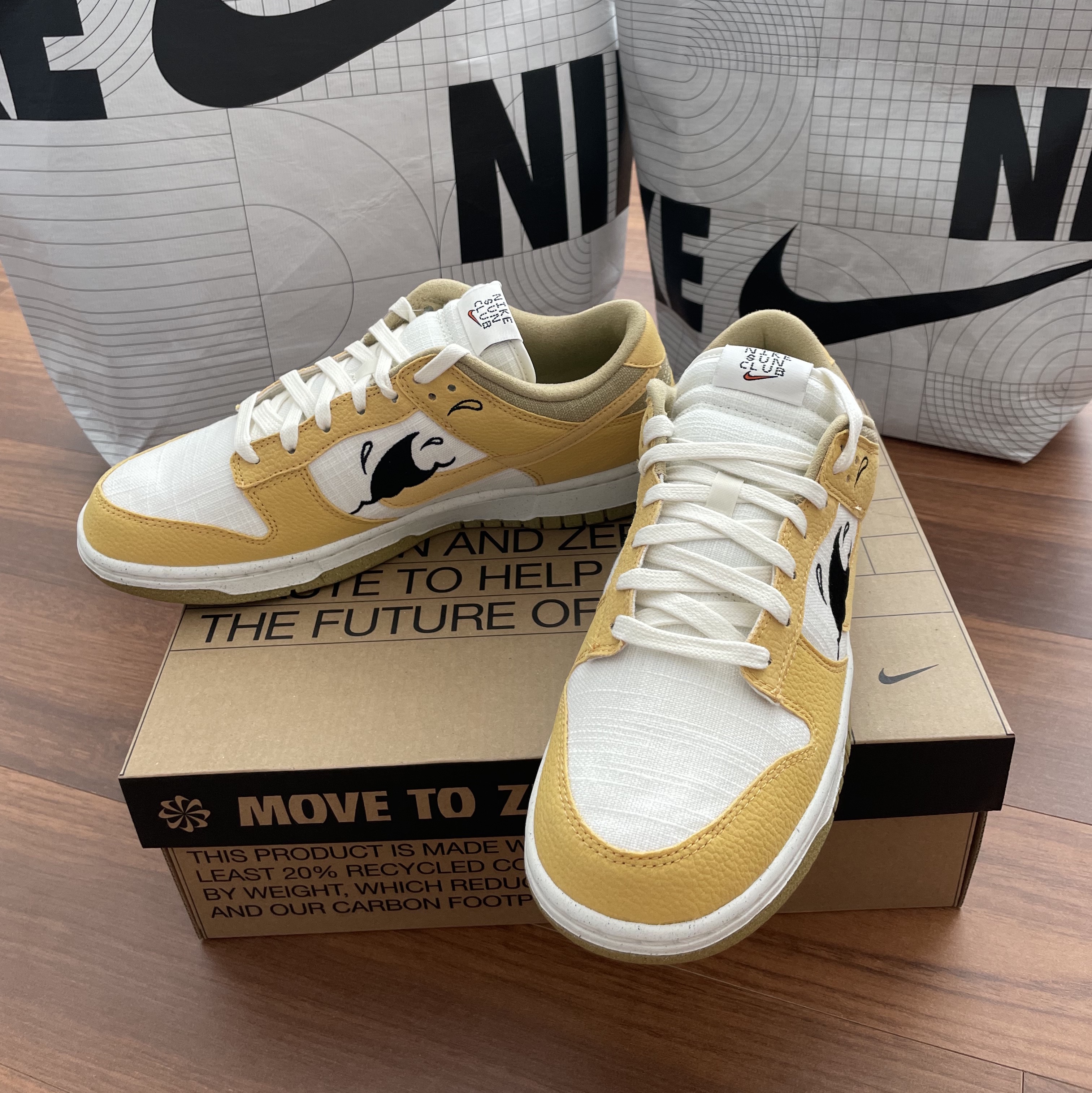 Nike Dunk Low Retro SE Next Nature Nike Sun Club 착용 스타일 - 1