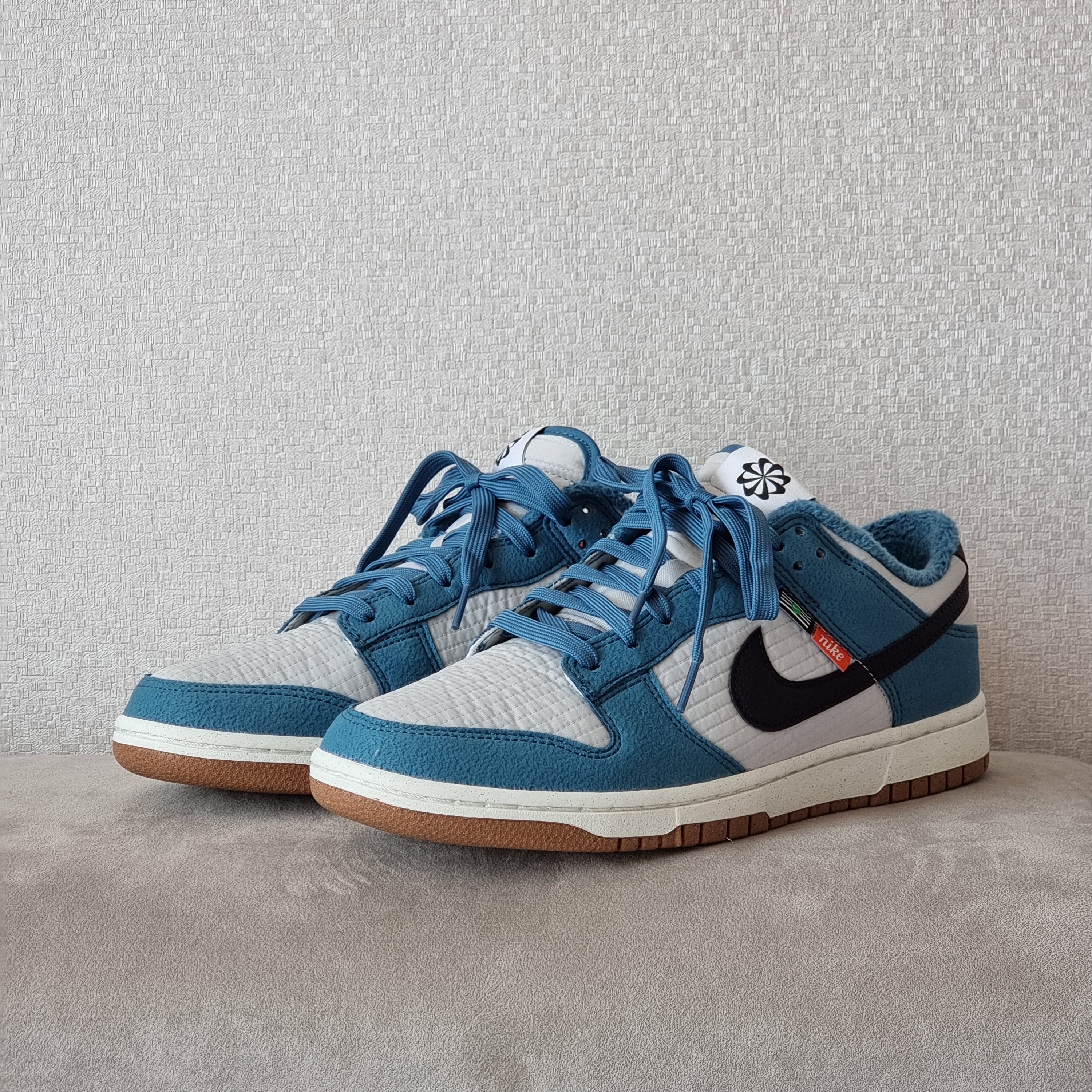 Nike Dunk Low Retro Next Nature Riftblue 착용 스타일 - 1