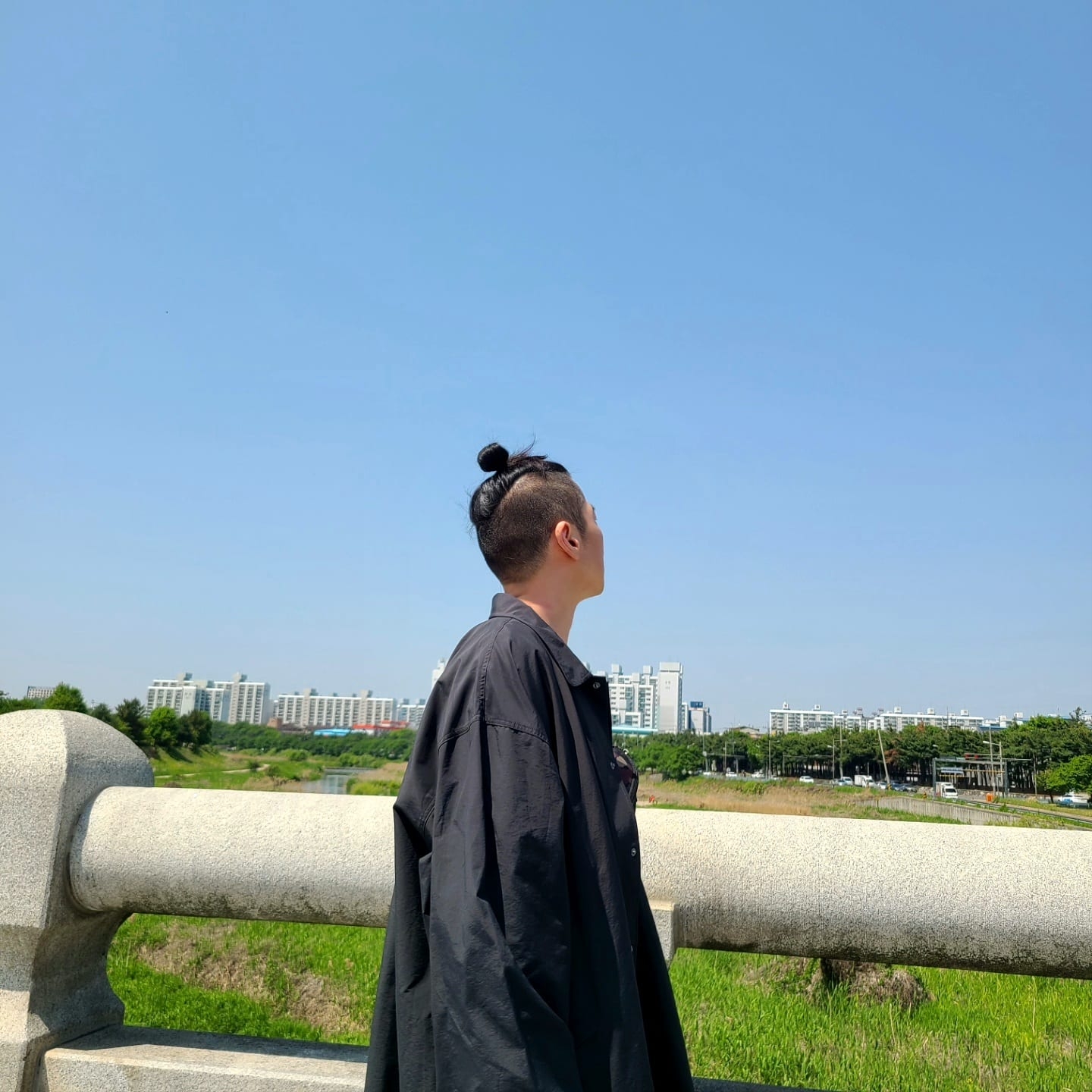 Nike x Fear of God Air Fear of God Raid Black 착용 스타일 - 2