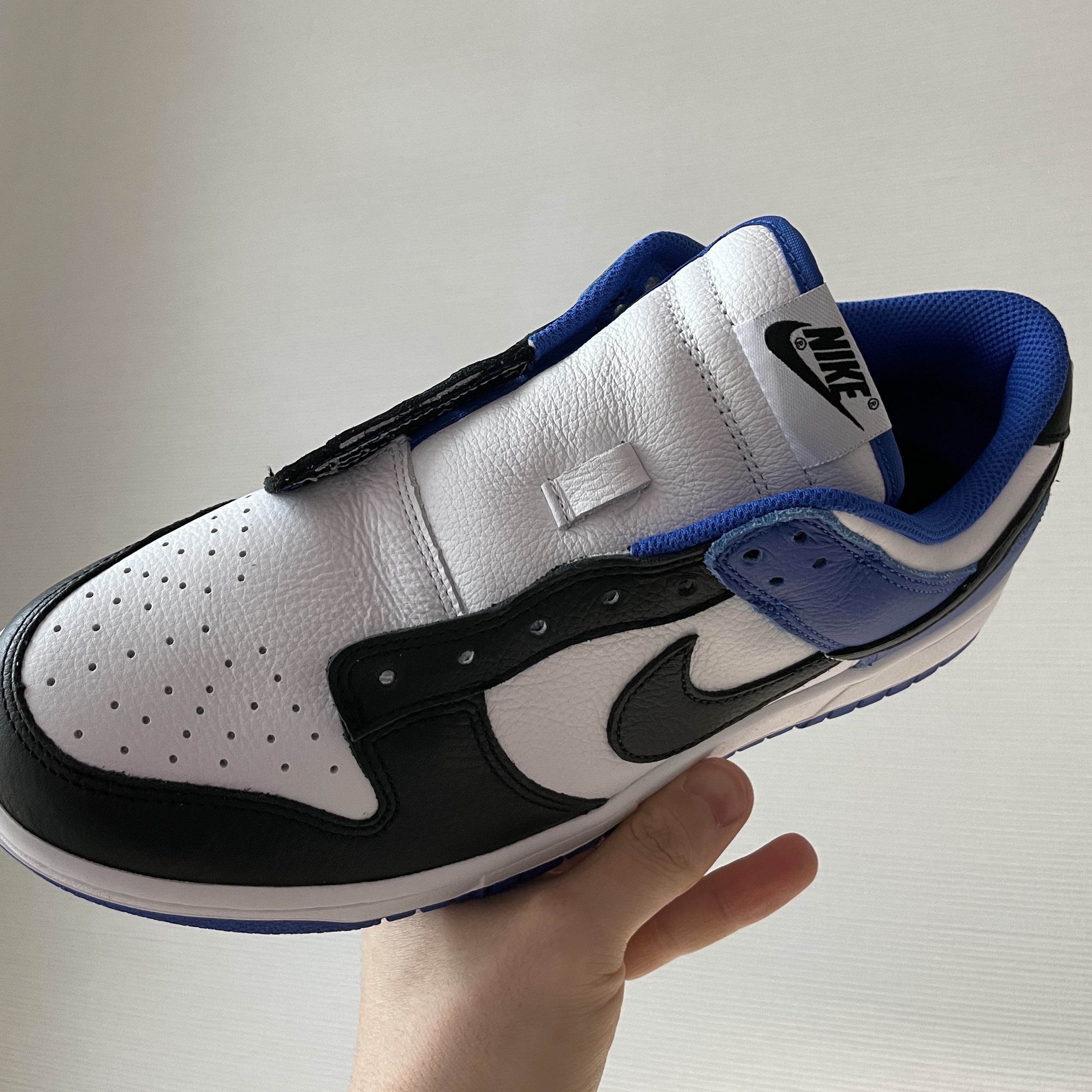 Jordan 1 x Travis Scott x Fragment Retro Low OG SP Military Blue 착용 스타일 - 5