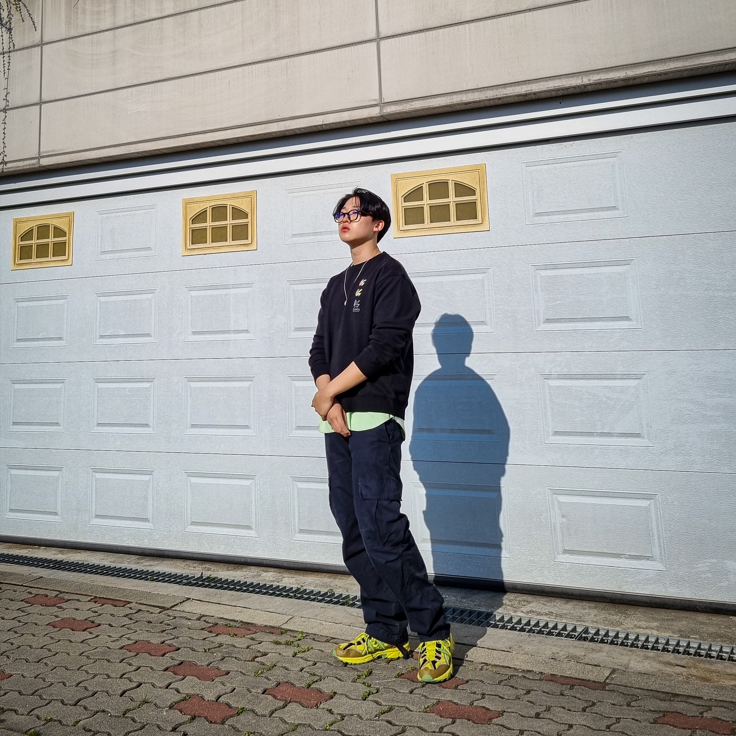 Asics HS4-S Gel-Sonoma 15-50 Gore-Tex Green Sheen Epsom 착용 스타일 - 4