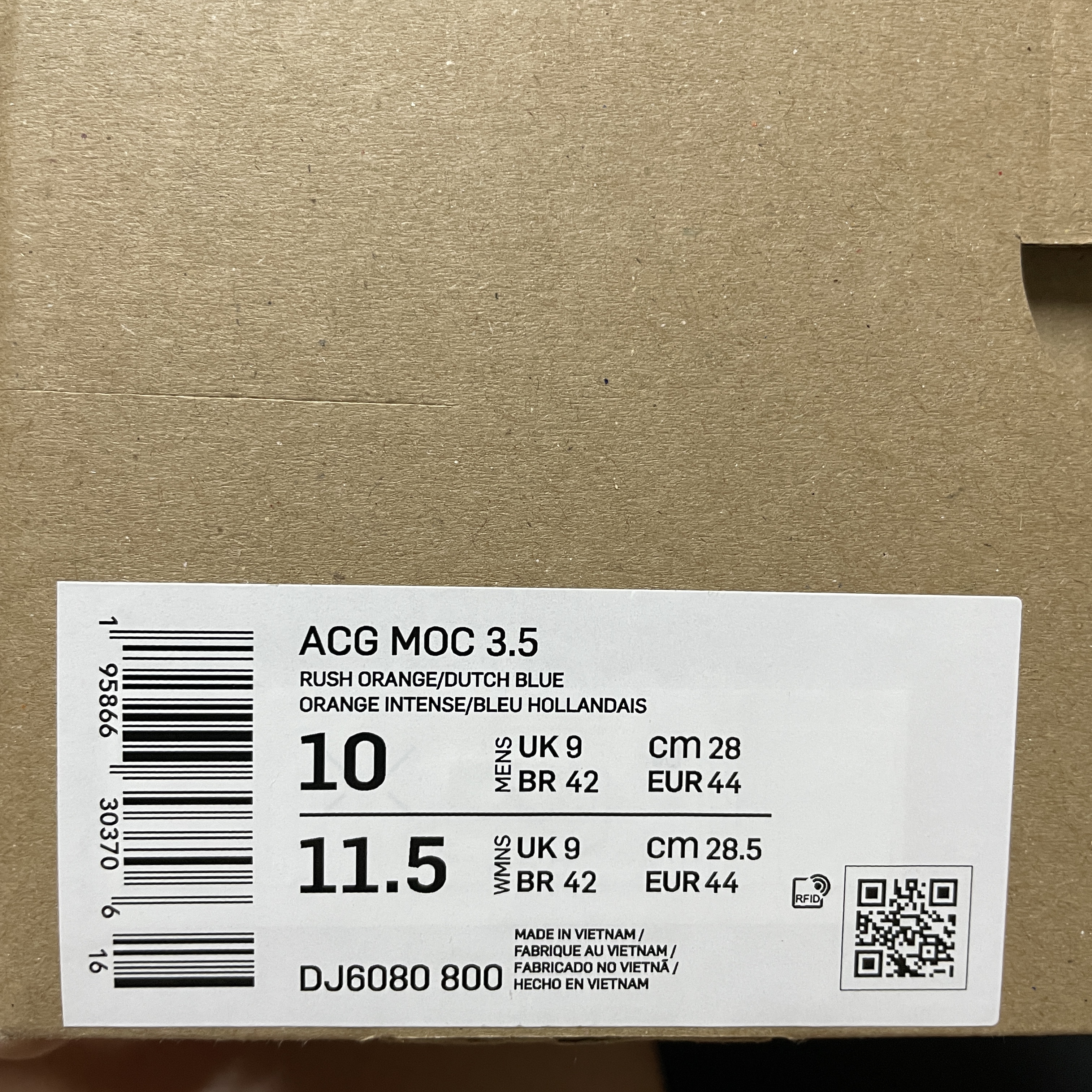 Nike ACG Moc 3.5 Rush Orange 착용 스타일 - 3