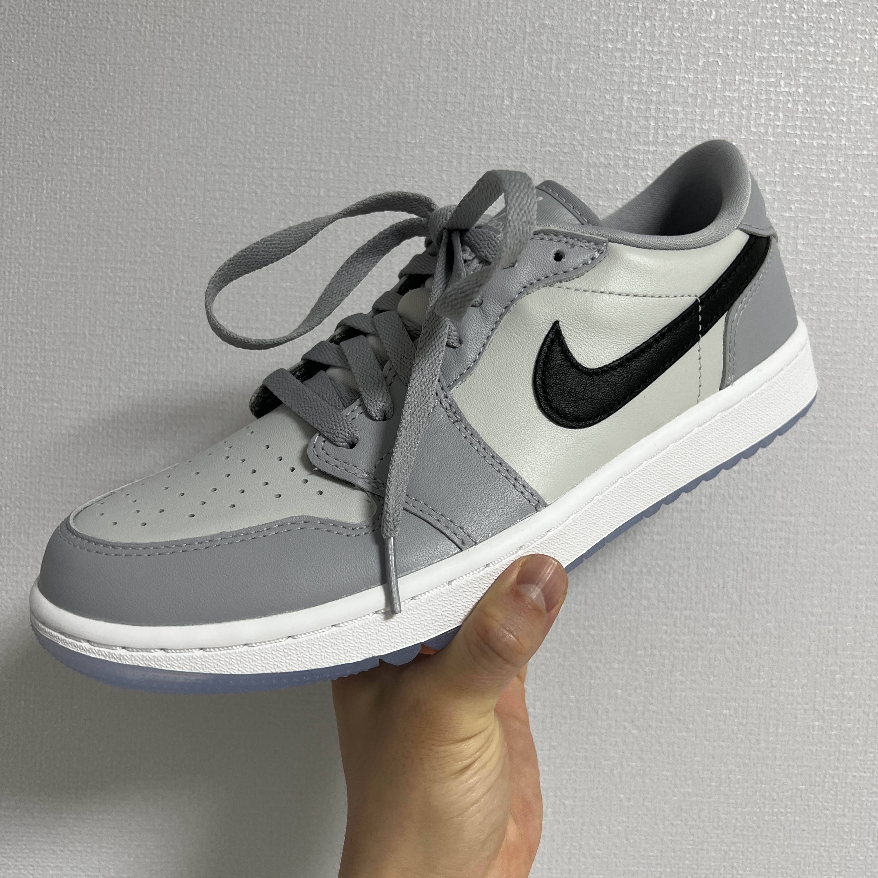Jordan 1 Low Golf Wolf Grey 착용 스타일