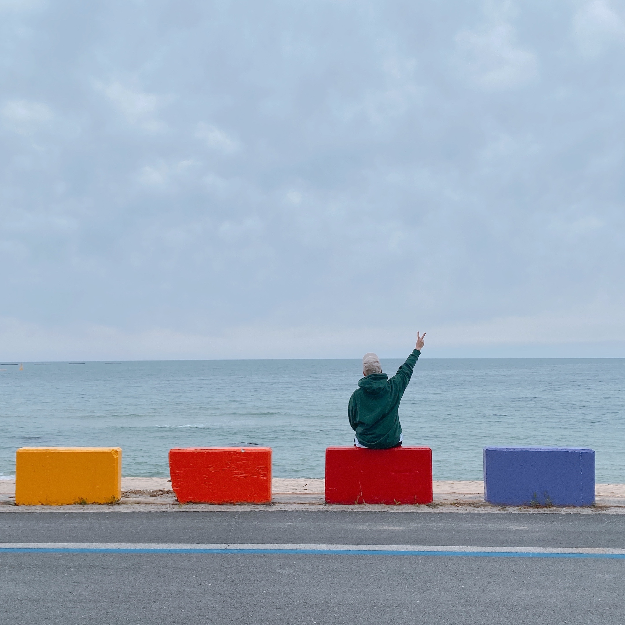 (GS) Jordan 1 Low Court Purple 2020, Jordan 1 Low Court Purple 2020 착용 스타일 - 2