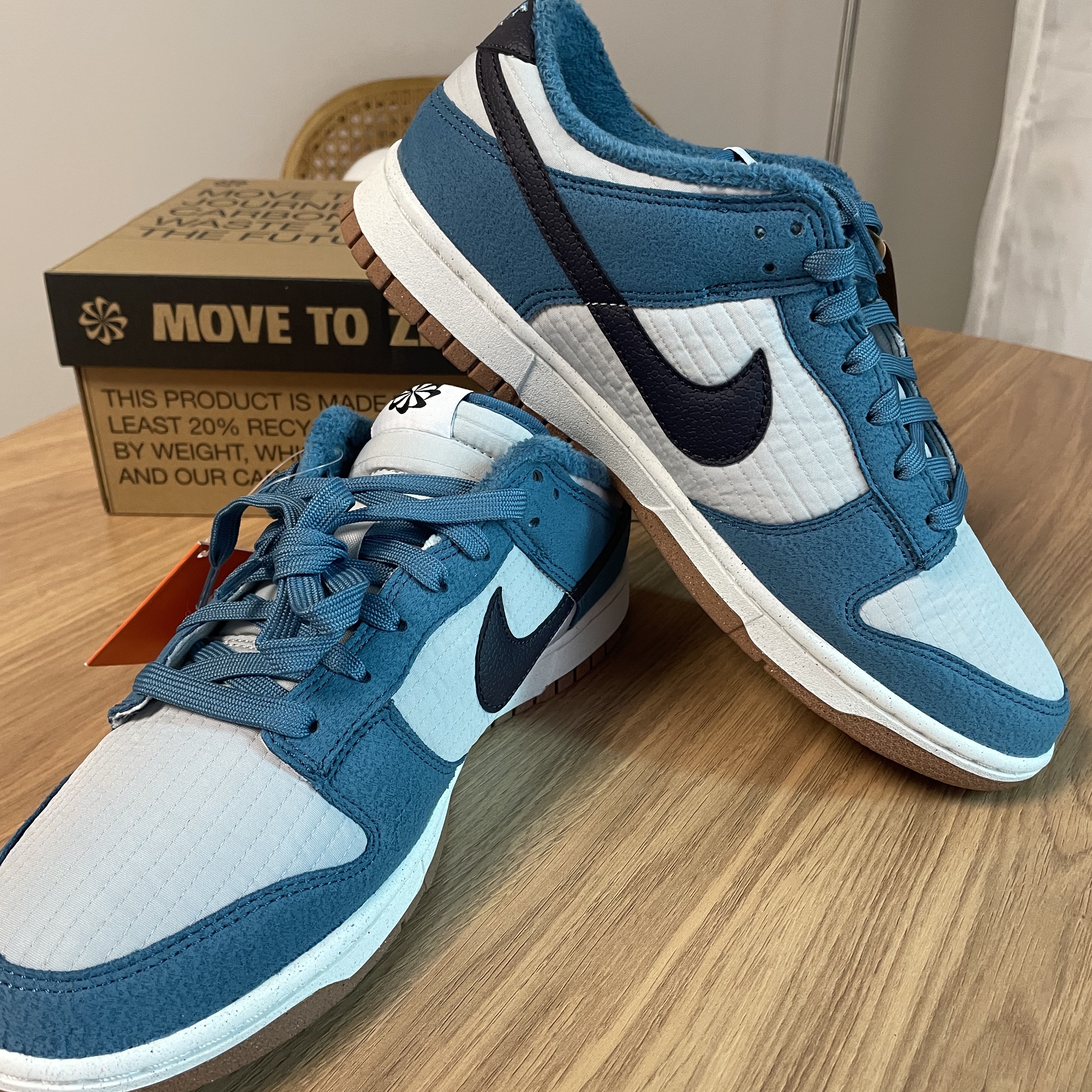 Nike Dunk Low Retro Next Nature Riftblue 착용 스타일