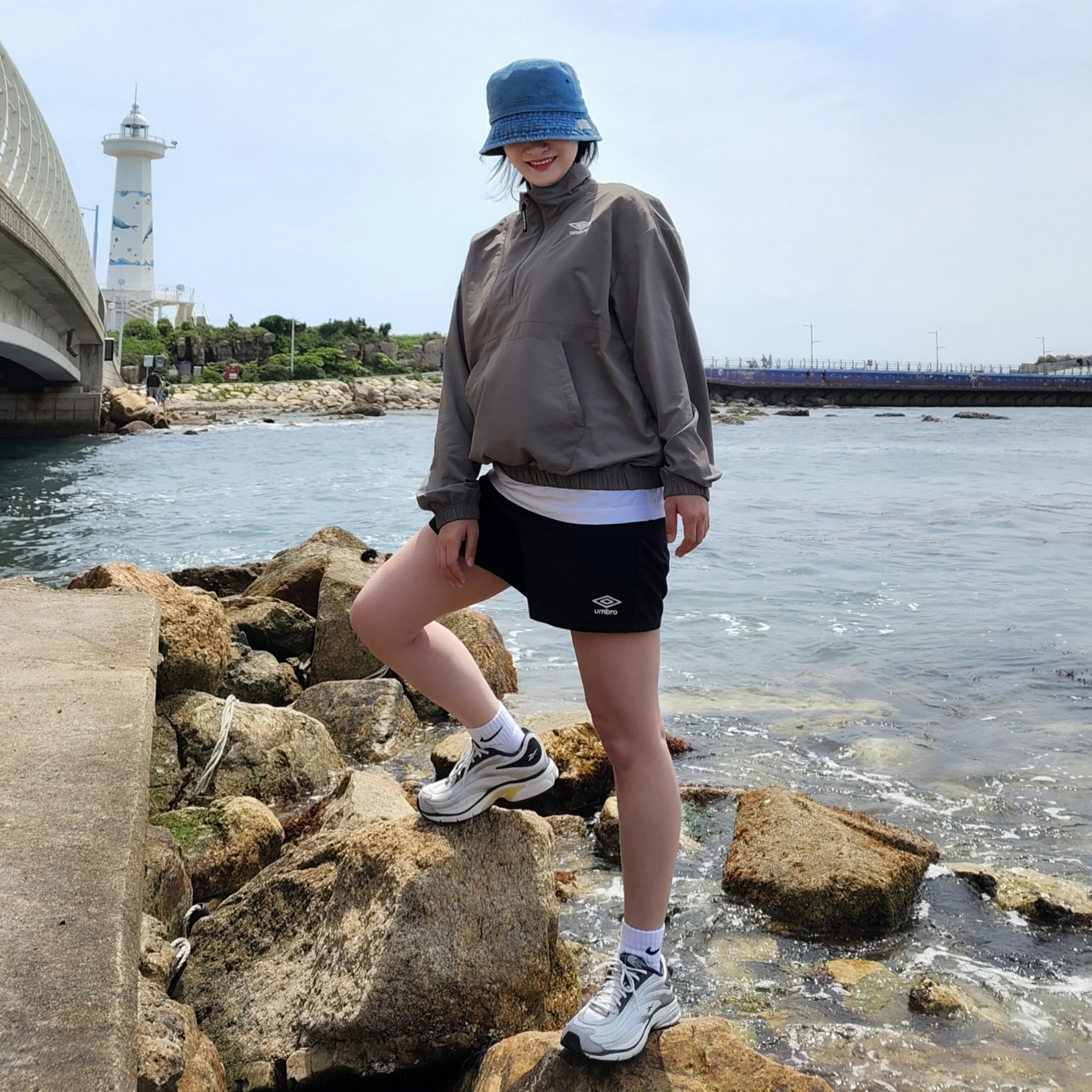 Reebok x Liful Premier Pump Paris Grey 착용 스타일