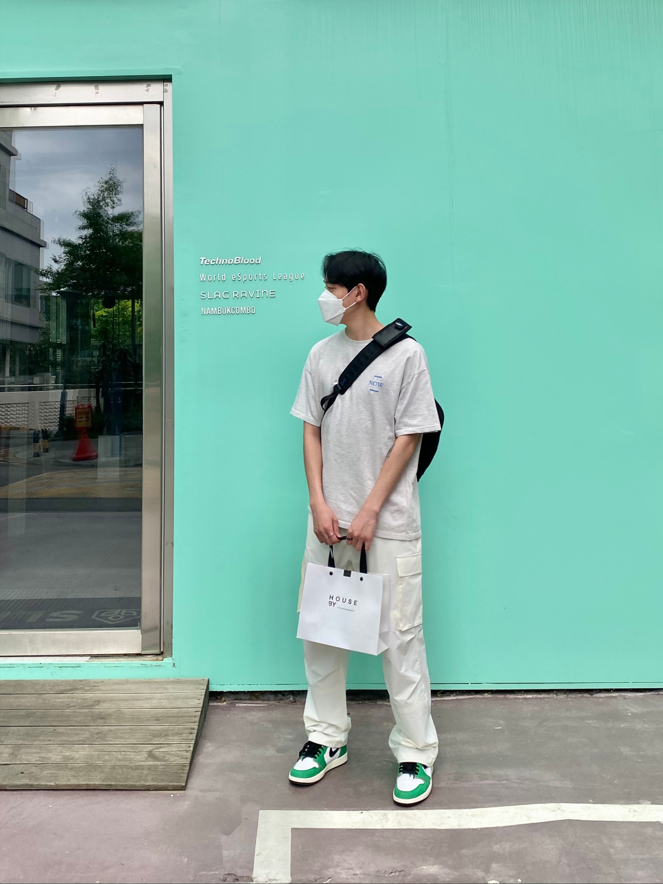 (W) Jordan 1 Retro High OG Lucky Green 착용 스타일