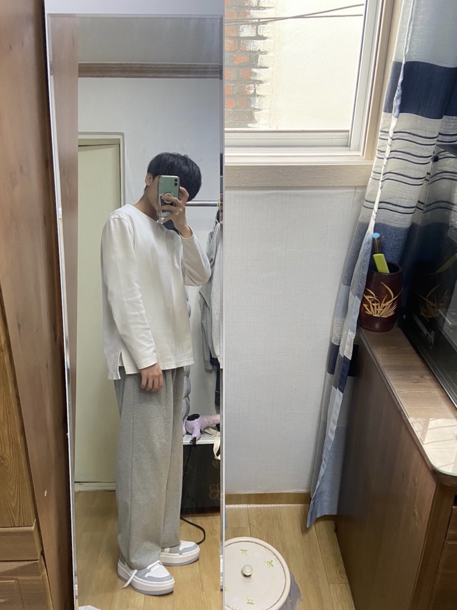 (W) Jordan 1 Elevate Low White and Wolf Grey 착용 스타일