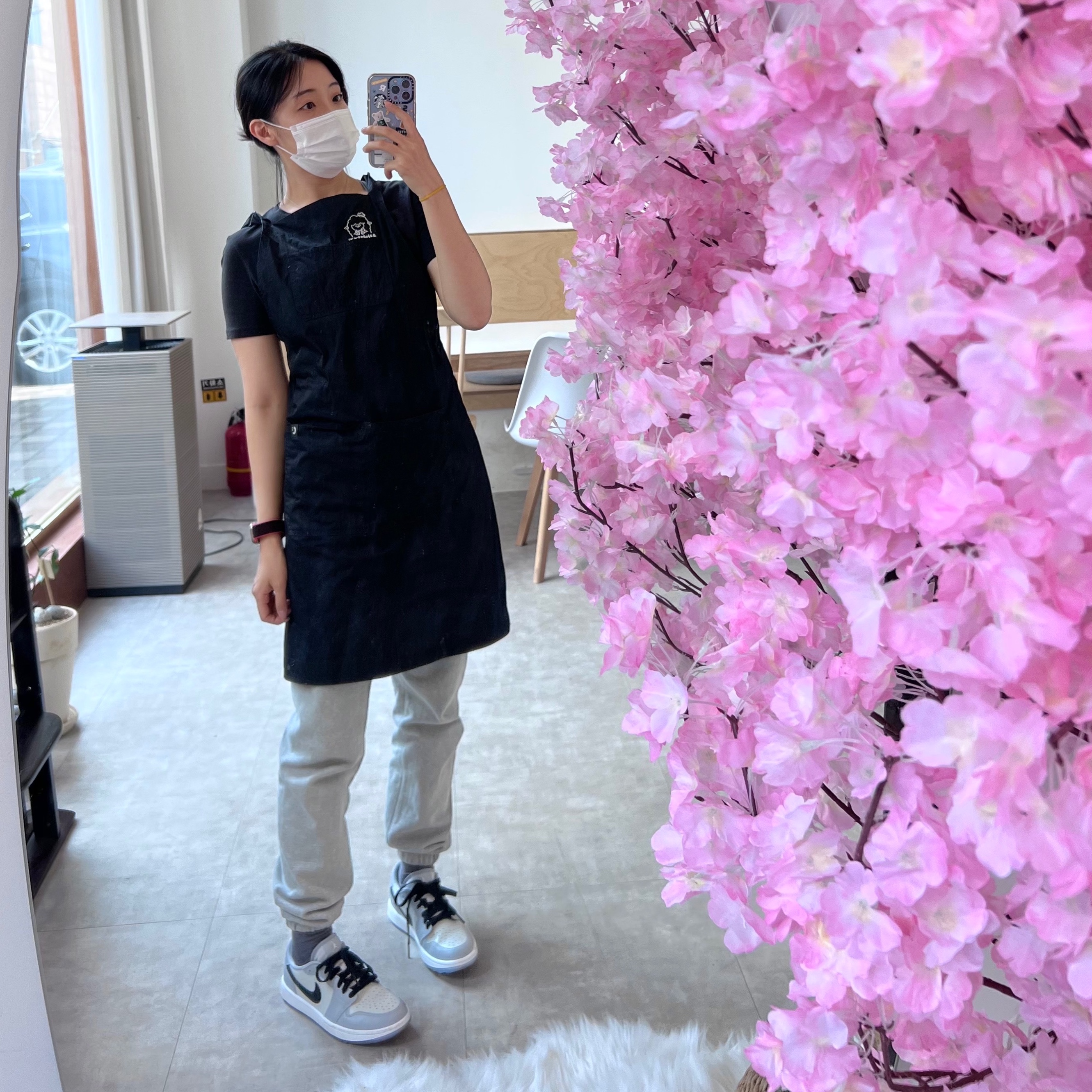 Jordan 1 Low Golf Wolf Grey 착용 스타일