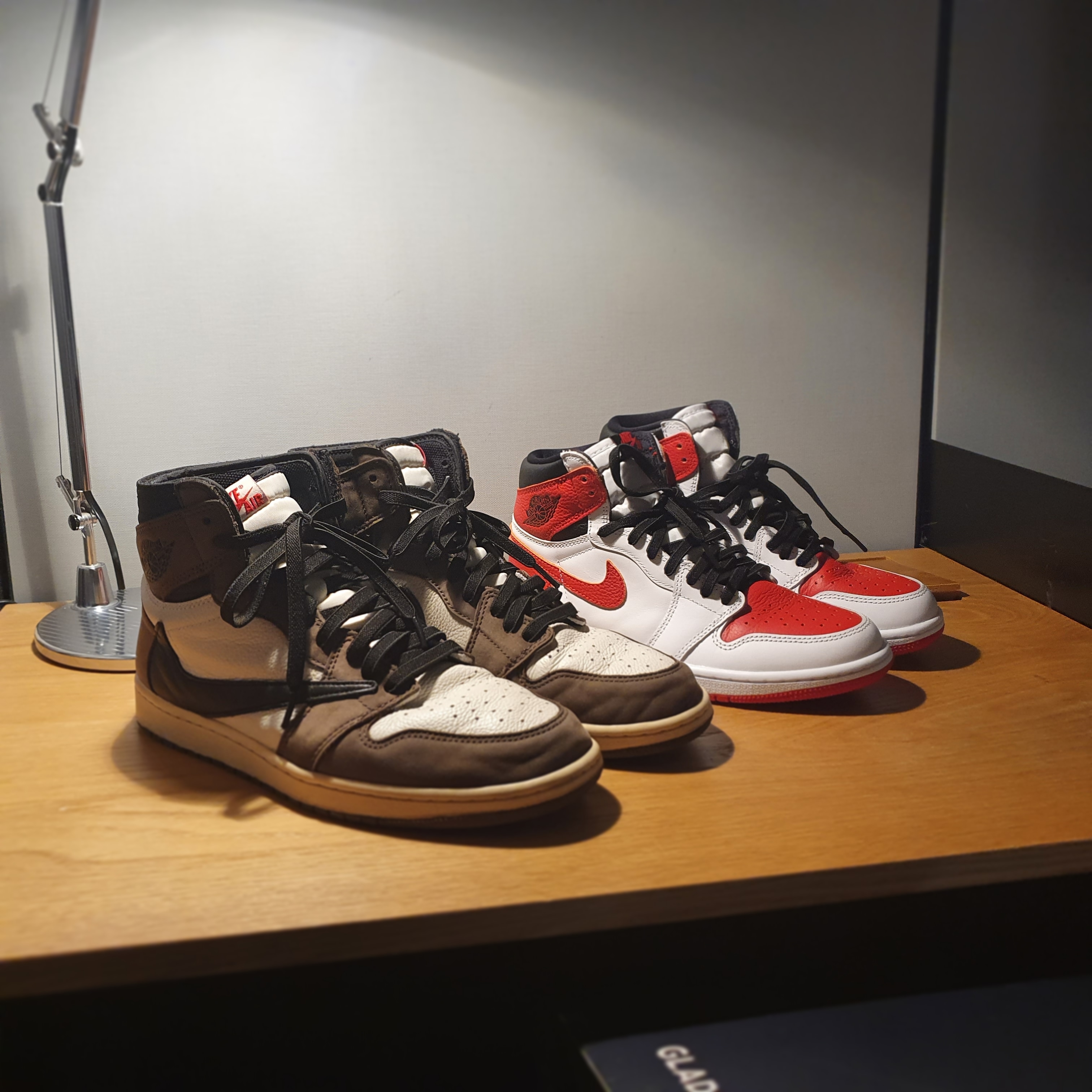 Jordan 1 x Travis Scott Retro High OG SP Mocha, Jordan 1 Retro High OG Heritage 착용 스타일