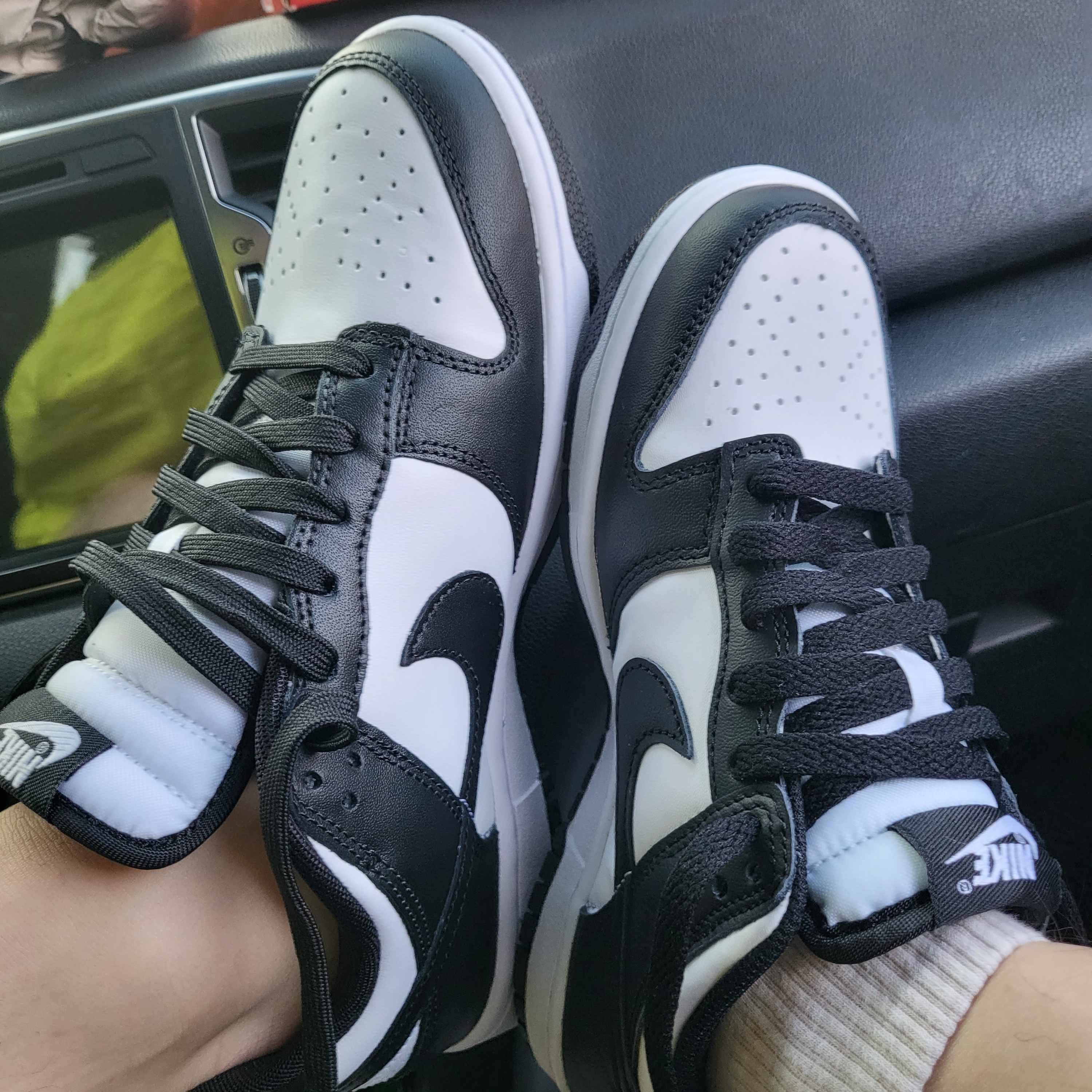 Nike Dunk Low Retro Black, (GS) Nike Dunk Low Black 착용 스타일