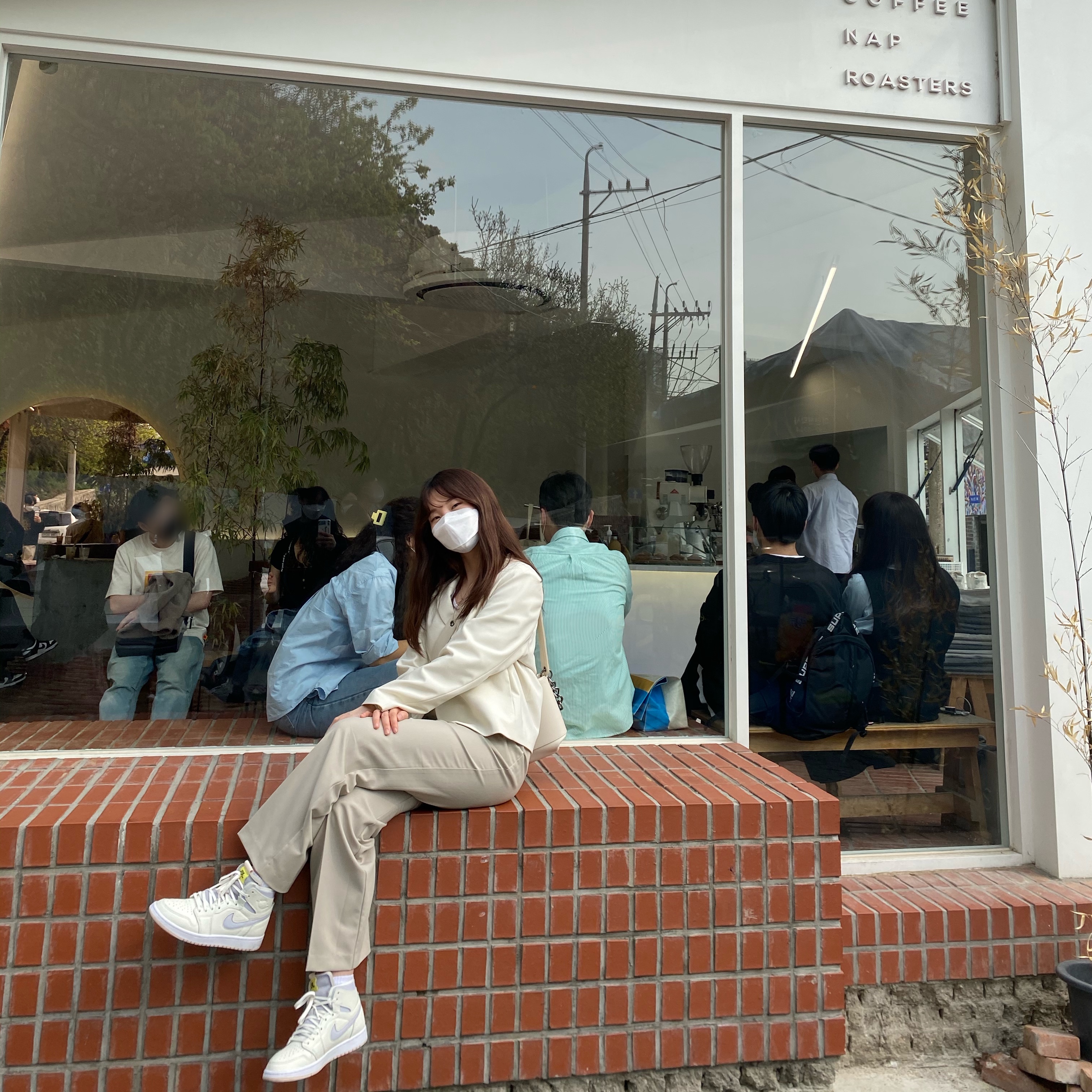 (W) Jordan 1 Zoom Air CMFT Sail 착용 스타일