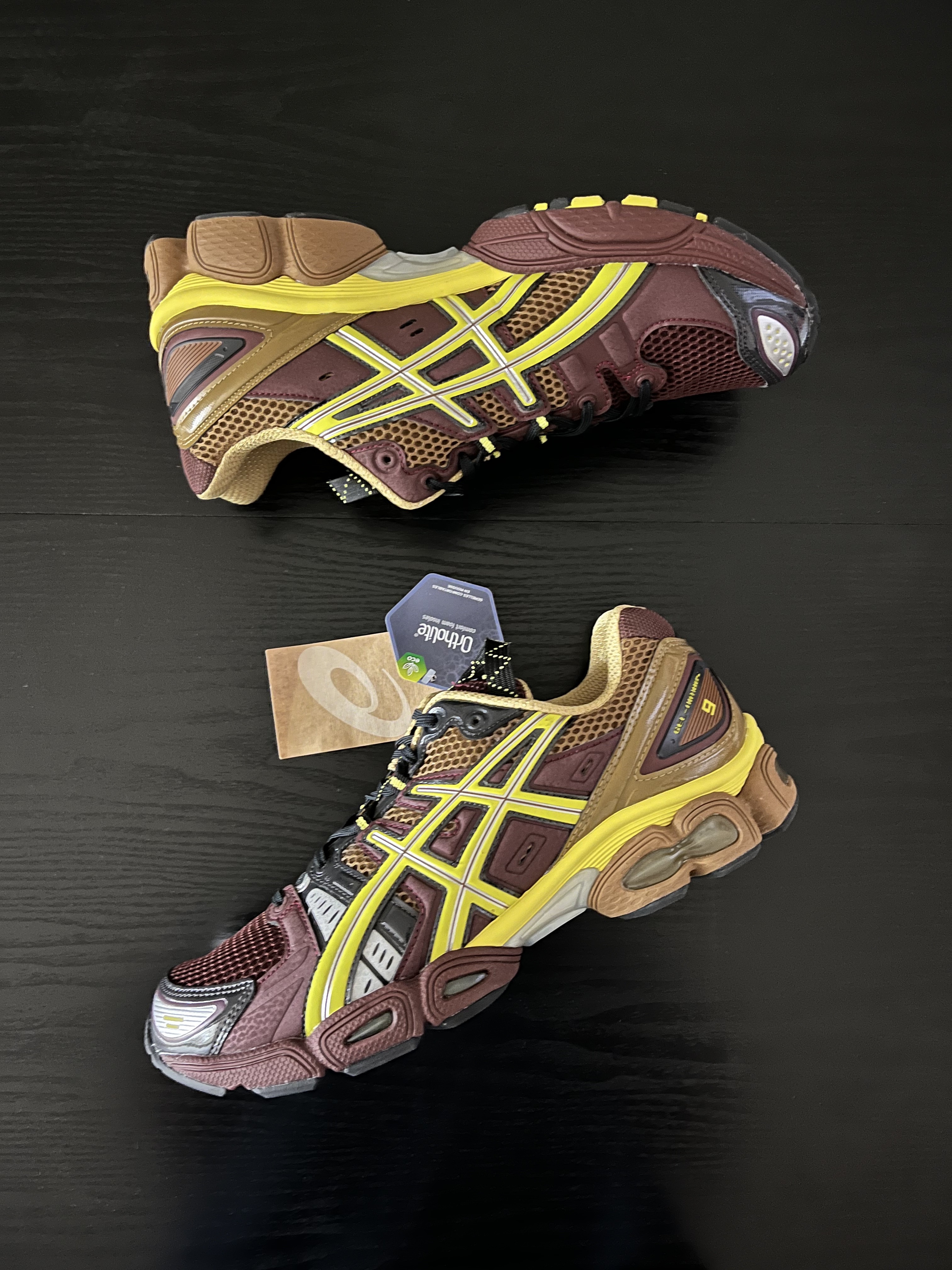 Asics UB3-S Gel-Nimbus 9 Rum Rasin 착용 스타일