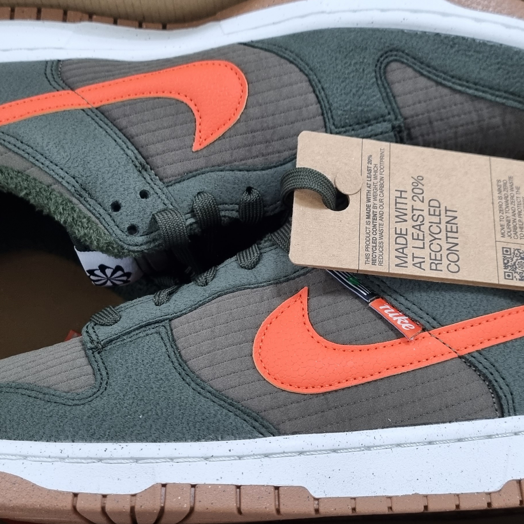 Nike Dunk Low Retro Next Nature Sequoia Olive 착용 스타일 - 2