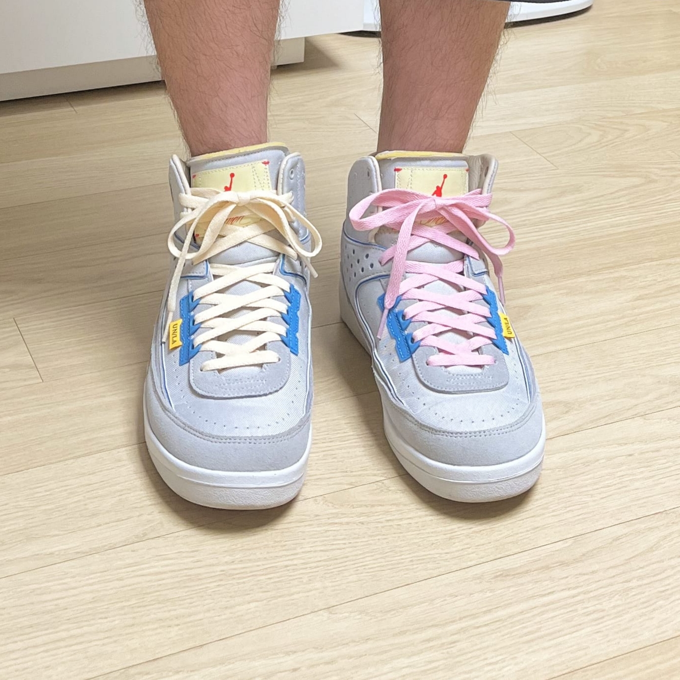 Jordan 2 x Union Retro SP Grey Fog 착용 스타일