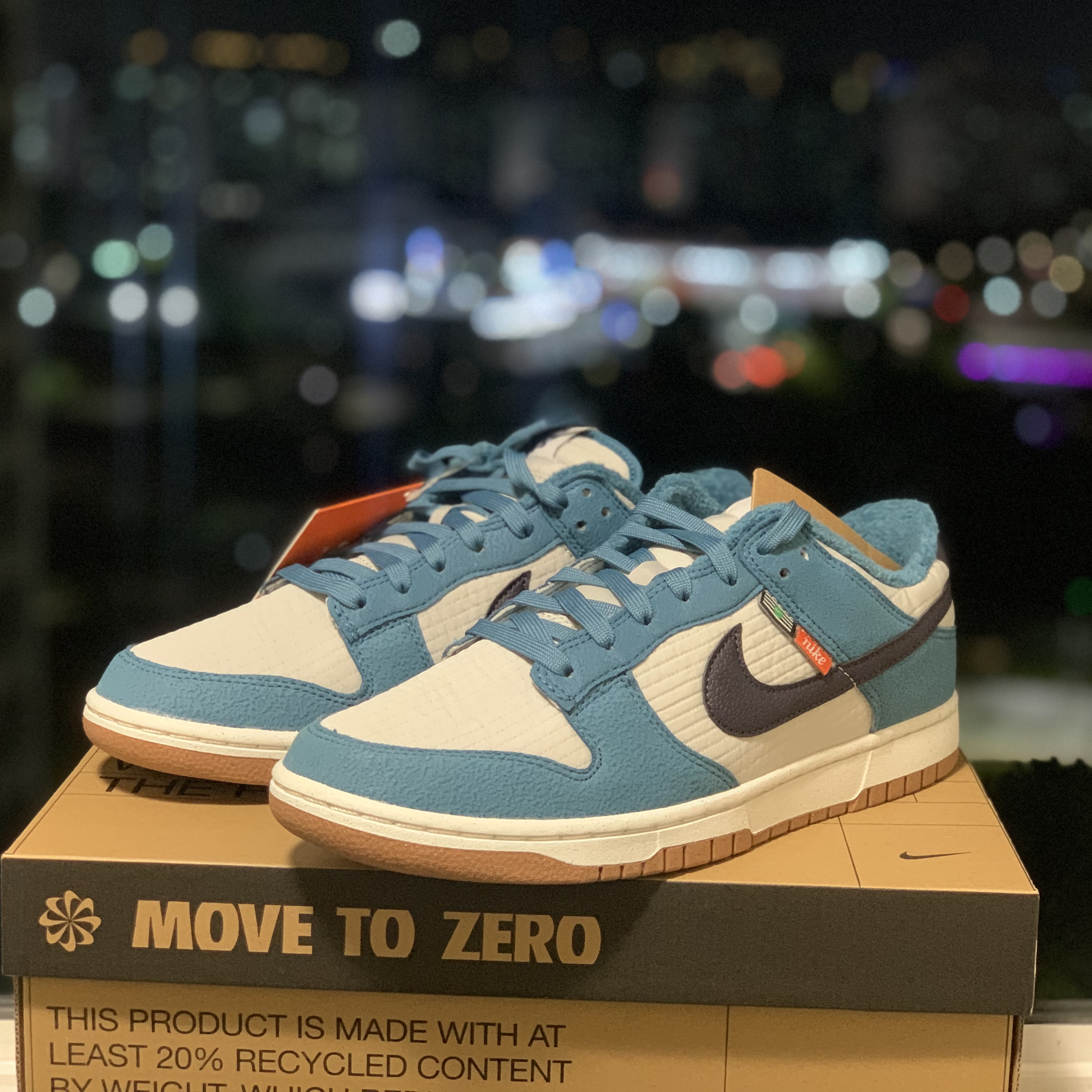 Nike Dunk Low Retro Next Nature Riftblue 착용 스타일