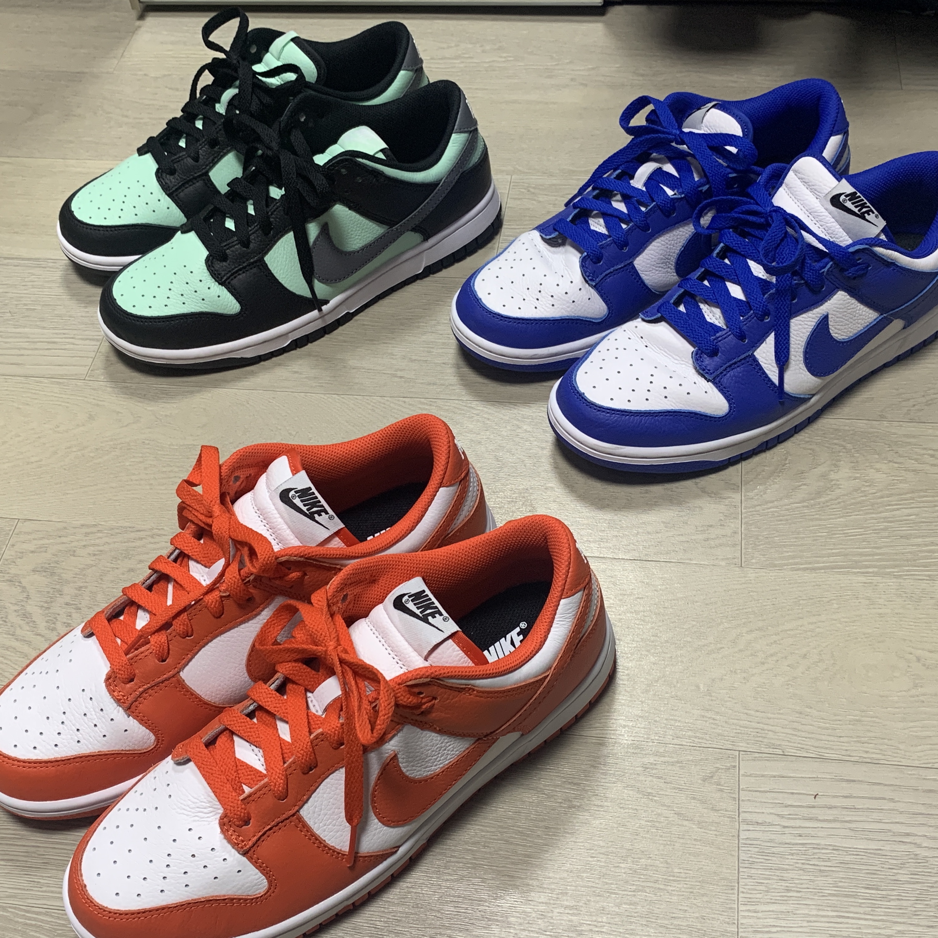 Nike Dunk Low SP Kentucky 2020, Nike x Diamond Supply Co. SB Dunk Low Tiffany 착용 스타일