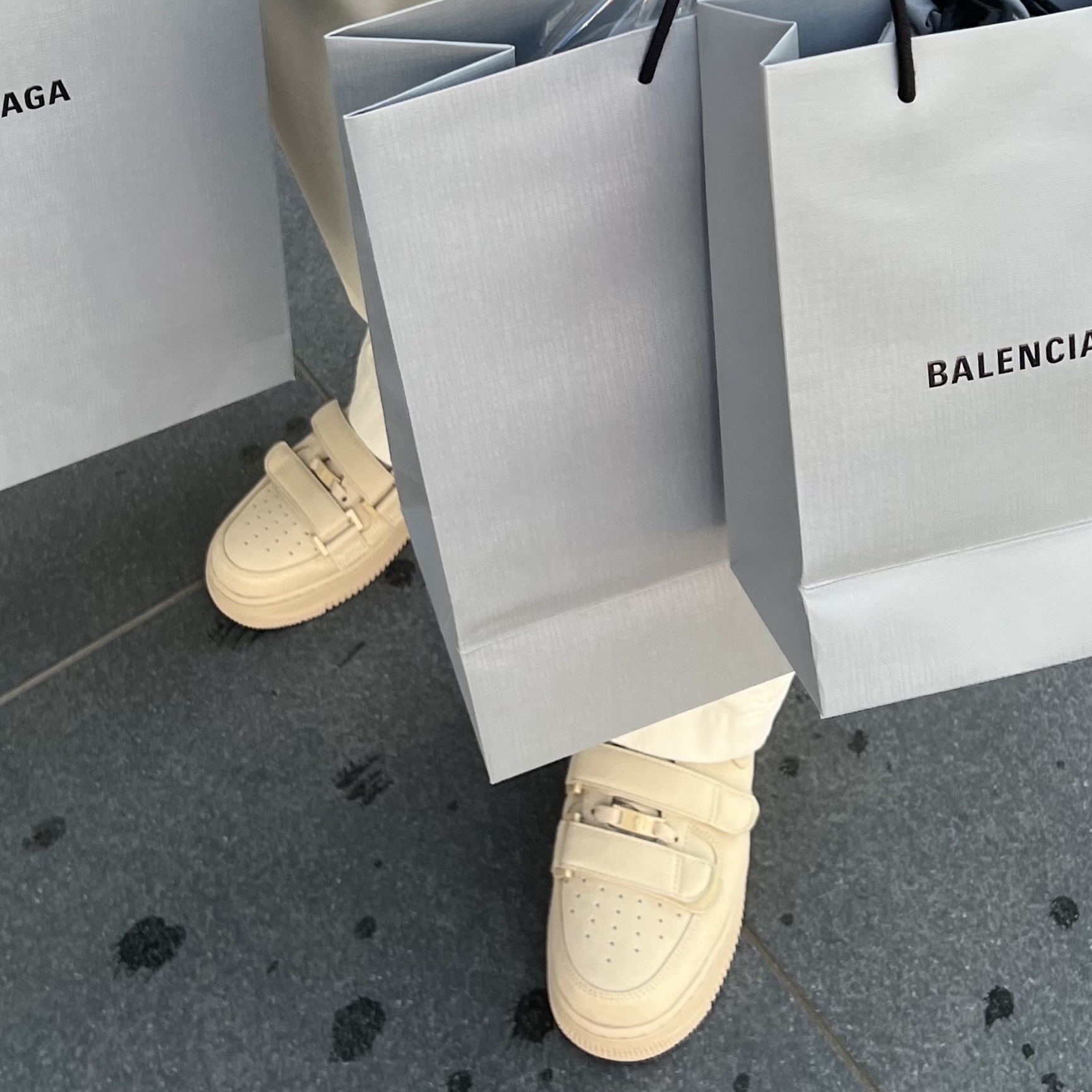 Nike x Billie Eilish Air Force 1 High '07 SP Mushroom, Wooyoungmi Black Embroidered Logo Ball Cap White - 22SS 착용 스타일 - 3