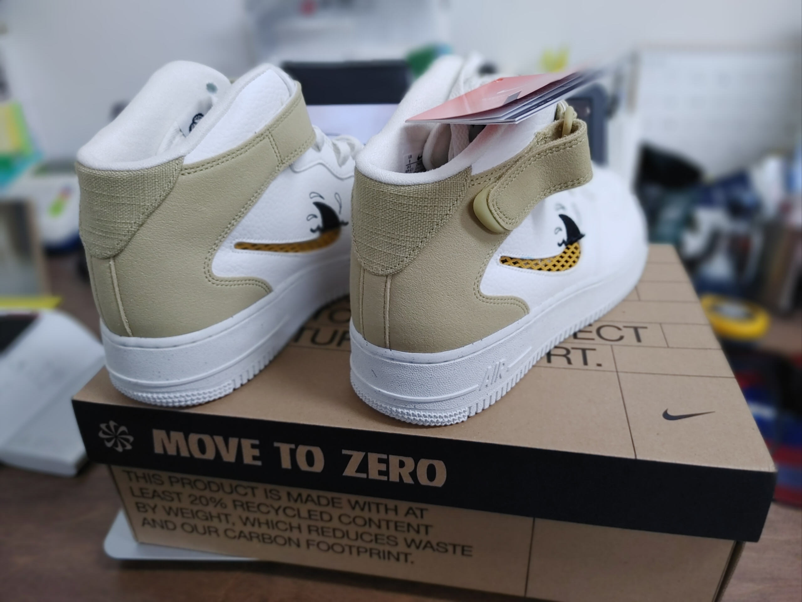 Nike Air Force 1 Mid '07 LV8 Next Nature Sun Club 착용 스타일 - 3