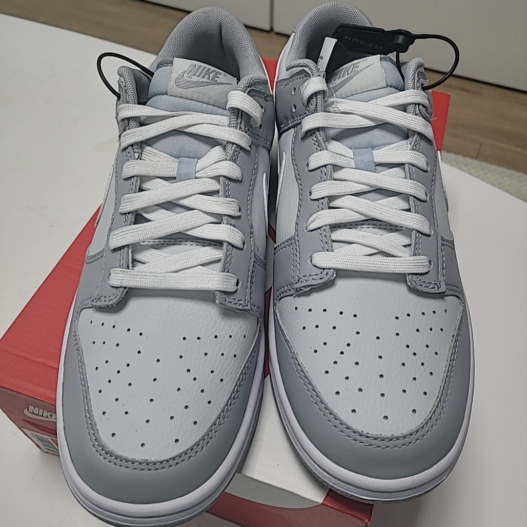 Nike Dunk Low Retro Wolf Grey 착용 스타일 - 3