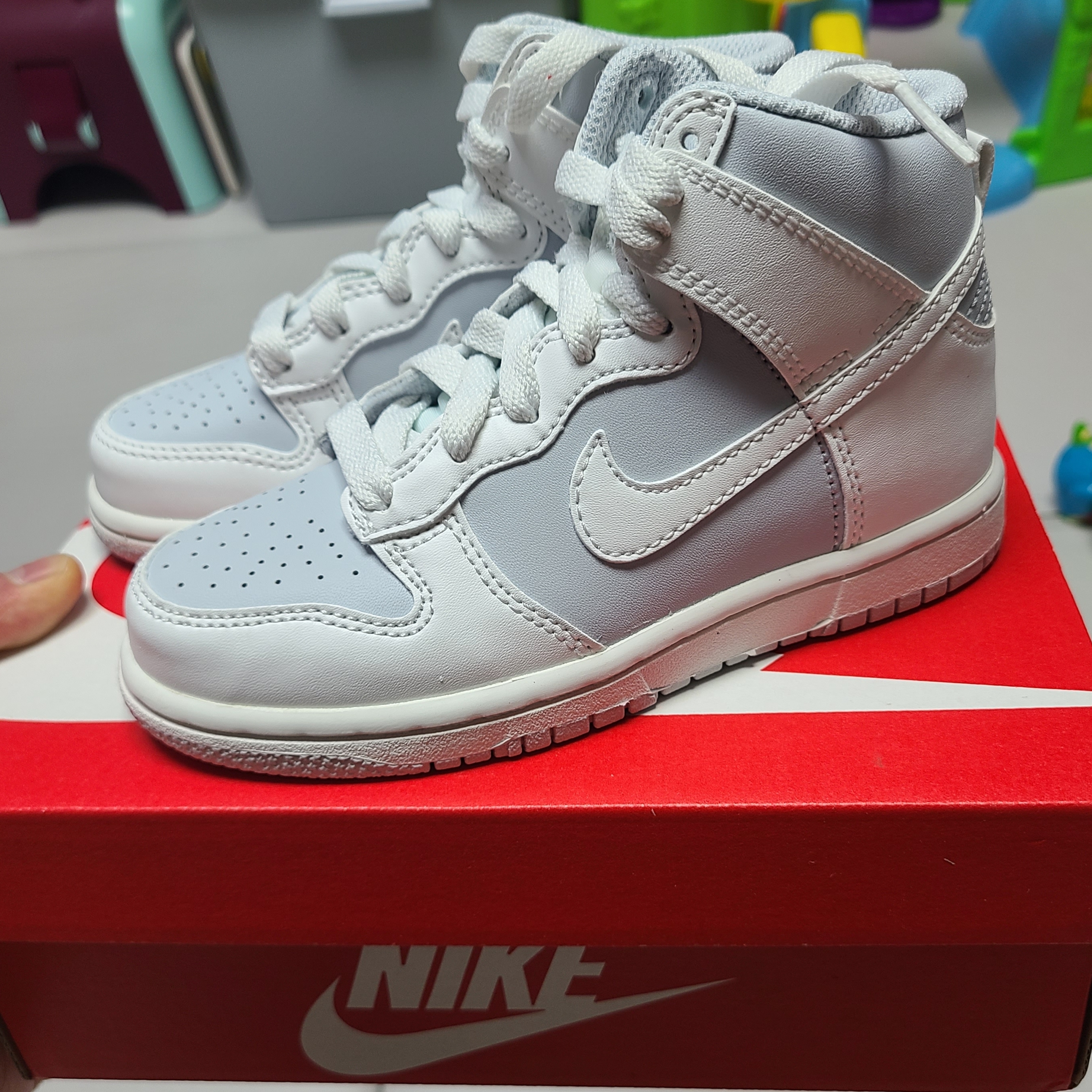 (PS) Nike Dunk High Pure Platinum 착용 스타일