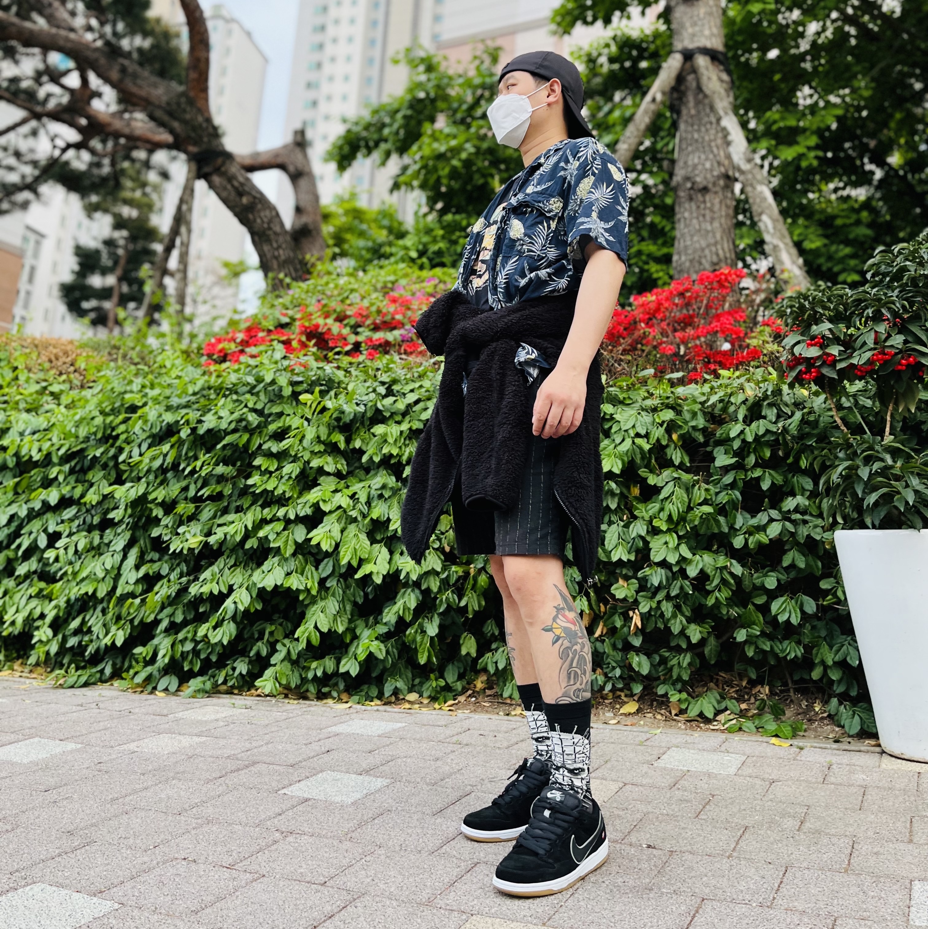 Nike x Quartersnacks SB Dunk Low PRM 2014 착용 스타일 - 2