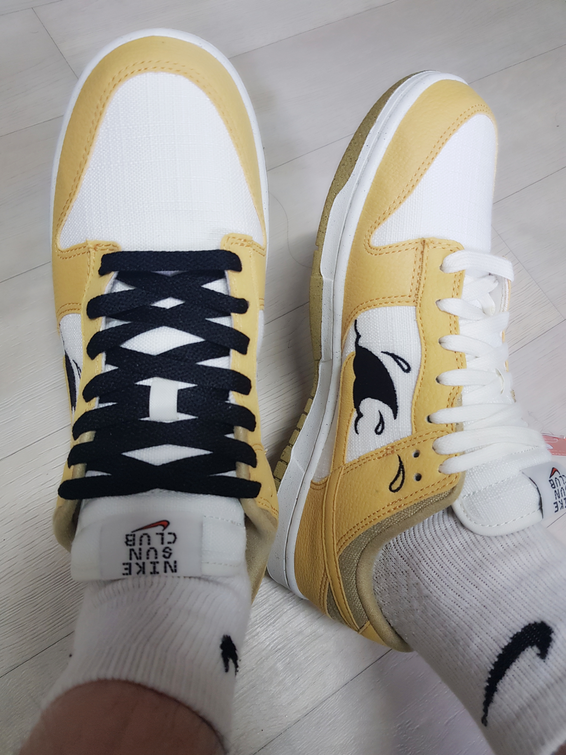 Nike Dunk Low Retro SE Next Nature Nike Sun Club 착용 스타일