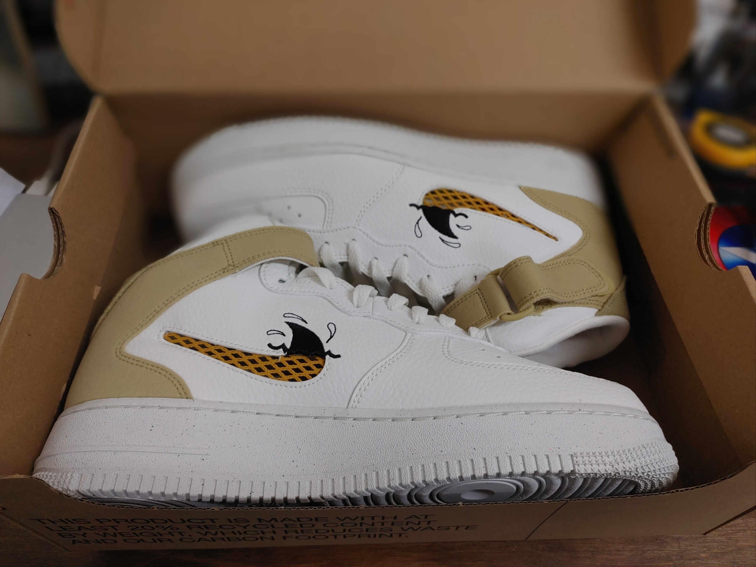 Nike Air Force 1 Mid '07 LV8 Next Nature Sun Club 착용 스타일 - 1