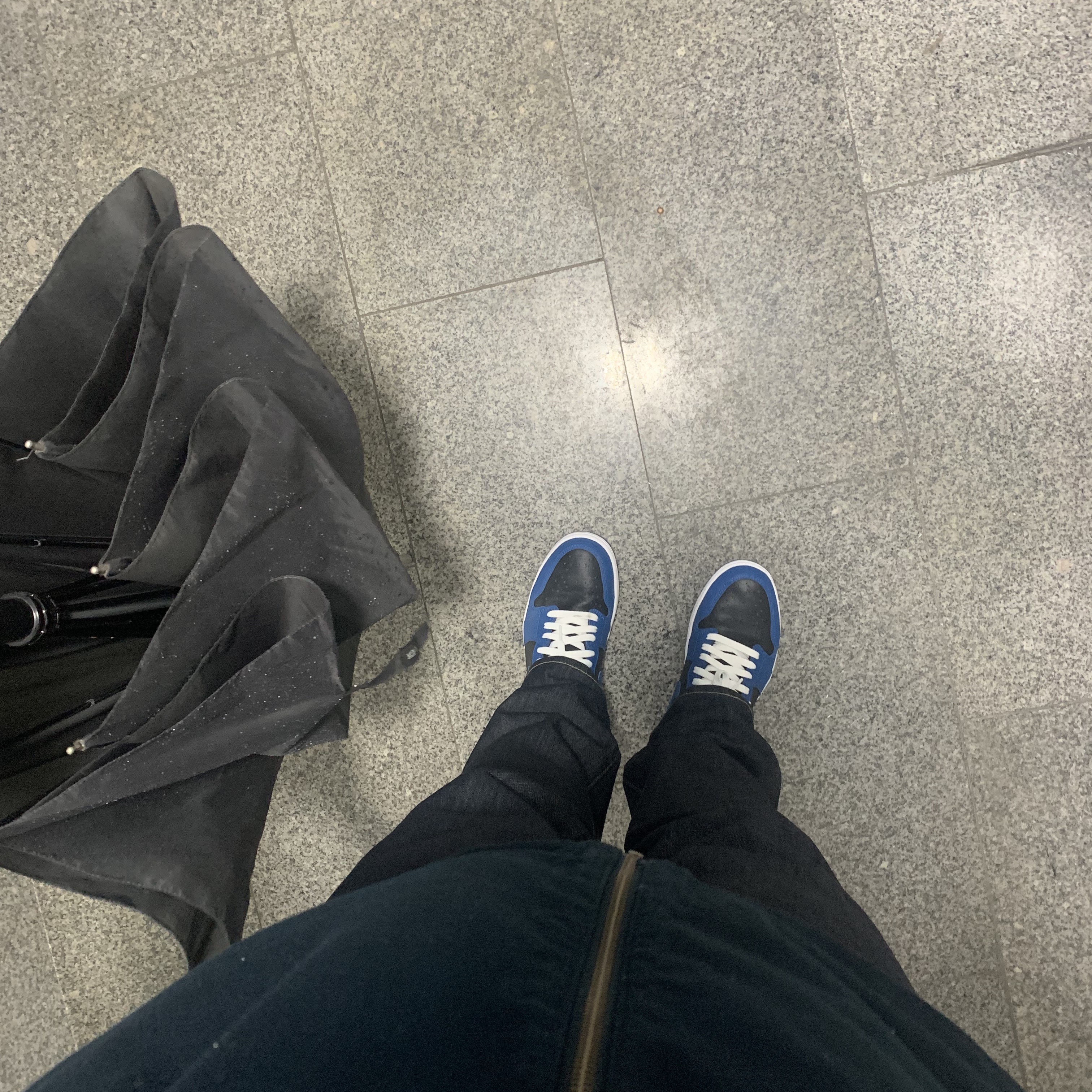 Jordan 1 Retro High OG Dark Marina Blue 착용 스타일