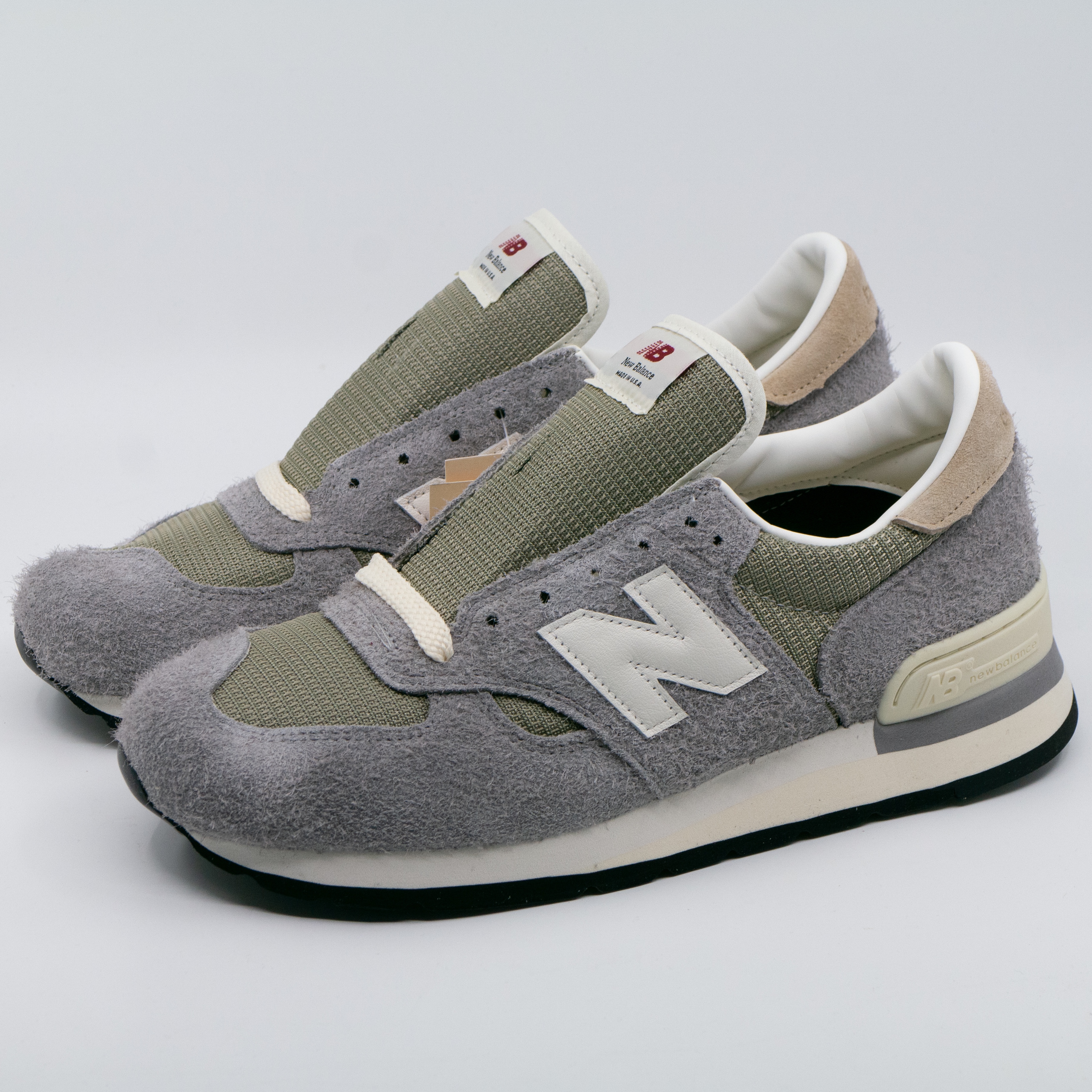 New Balance 990v1 Made in USA Marblehead Incense 착용 스타일