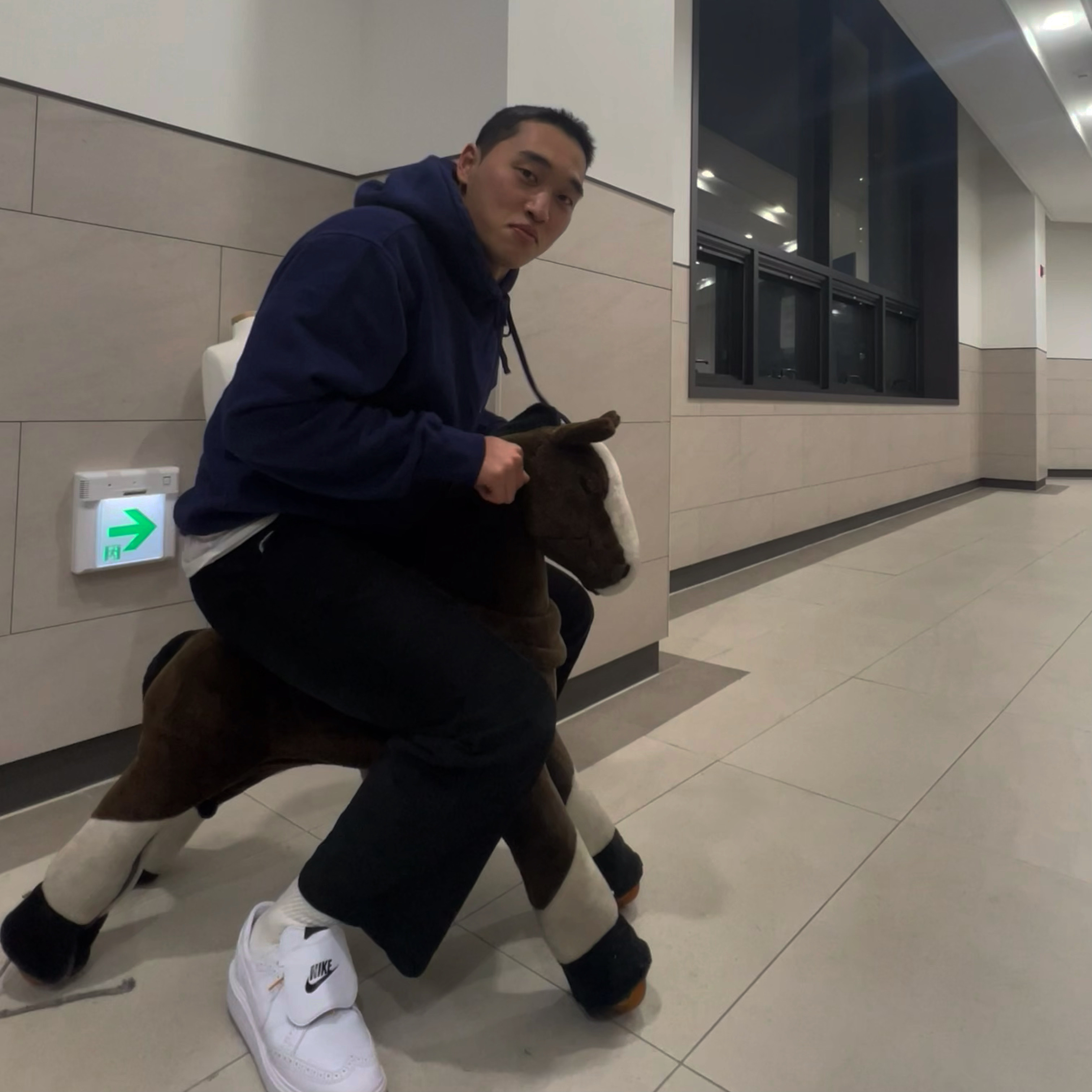 Nike x Peaceminusone Kwondo1 White 착용 스타일