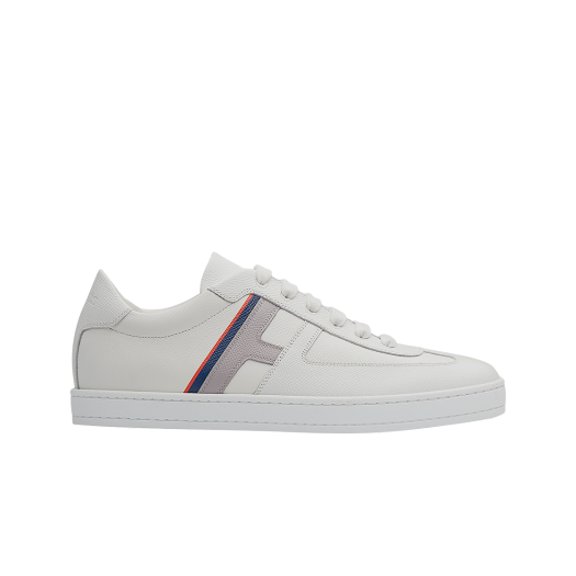 Hermes Boomerang Sneakers Epsom & Multicolore Blanc
