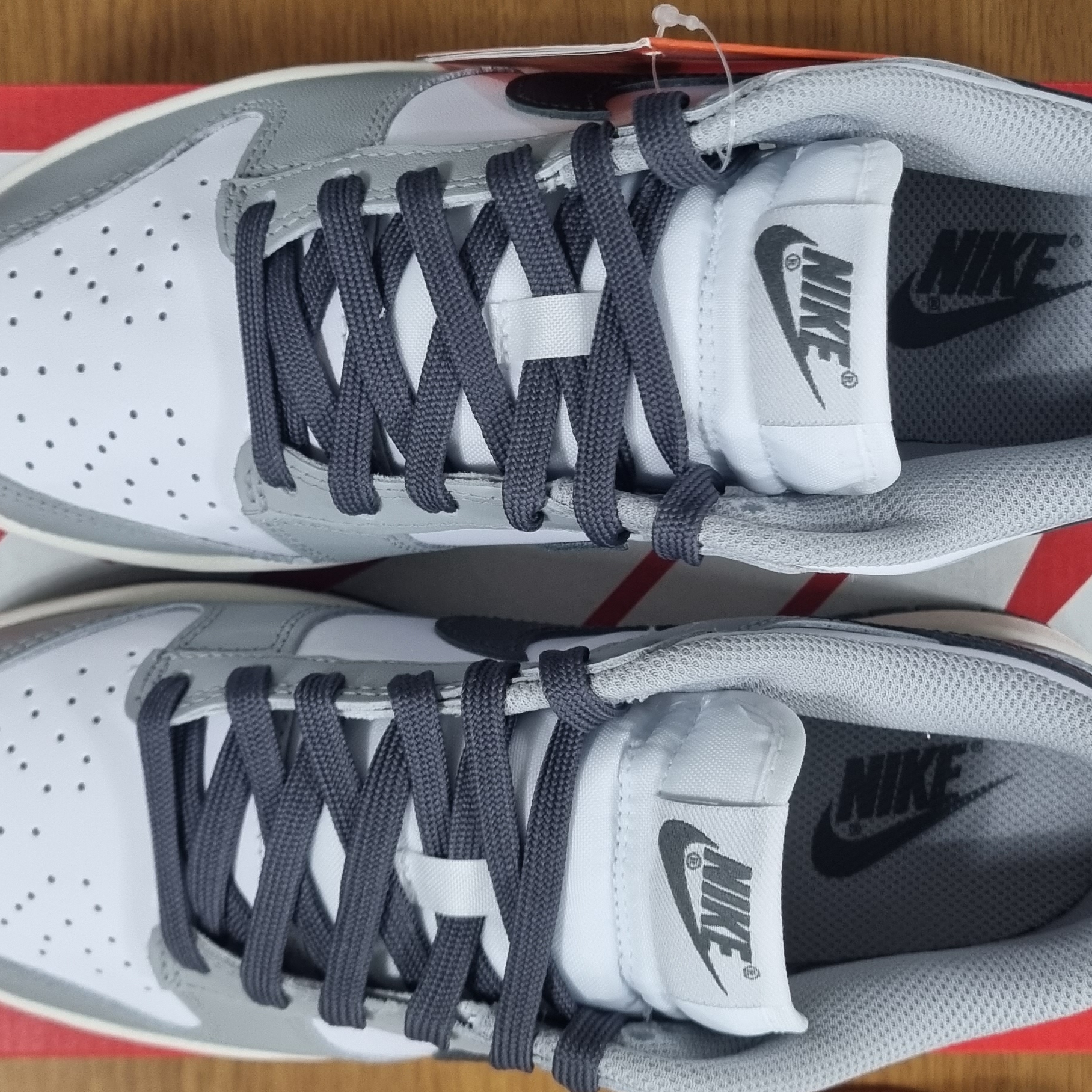 (W) Nike Dunk Low Light Smoke Grey 착용 스타일 - 3
