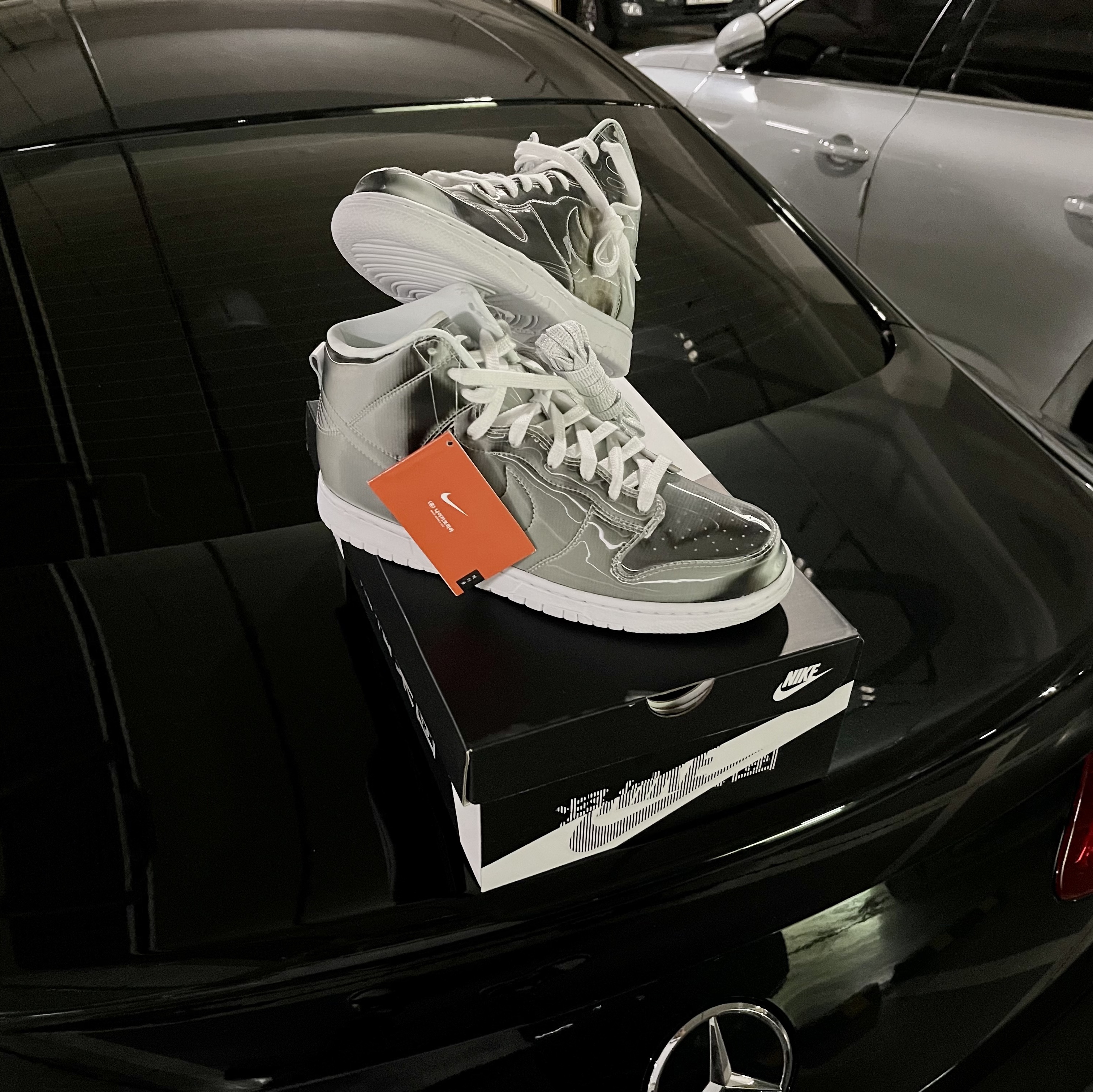 Nike x Clot Dunk High Flux 착용 스타일