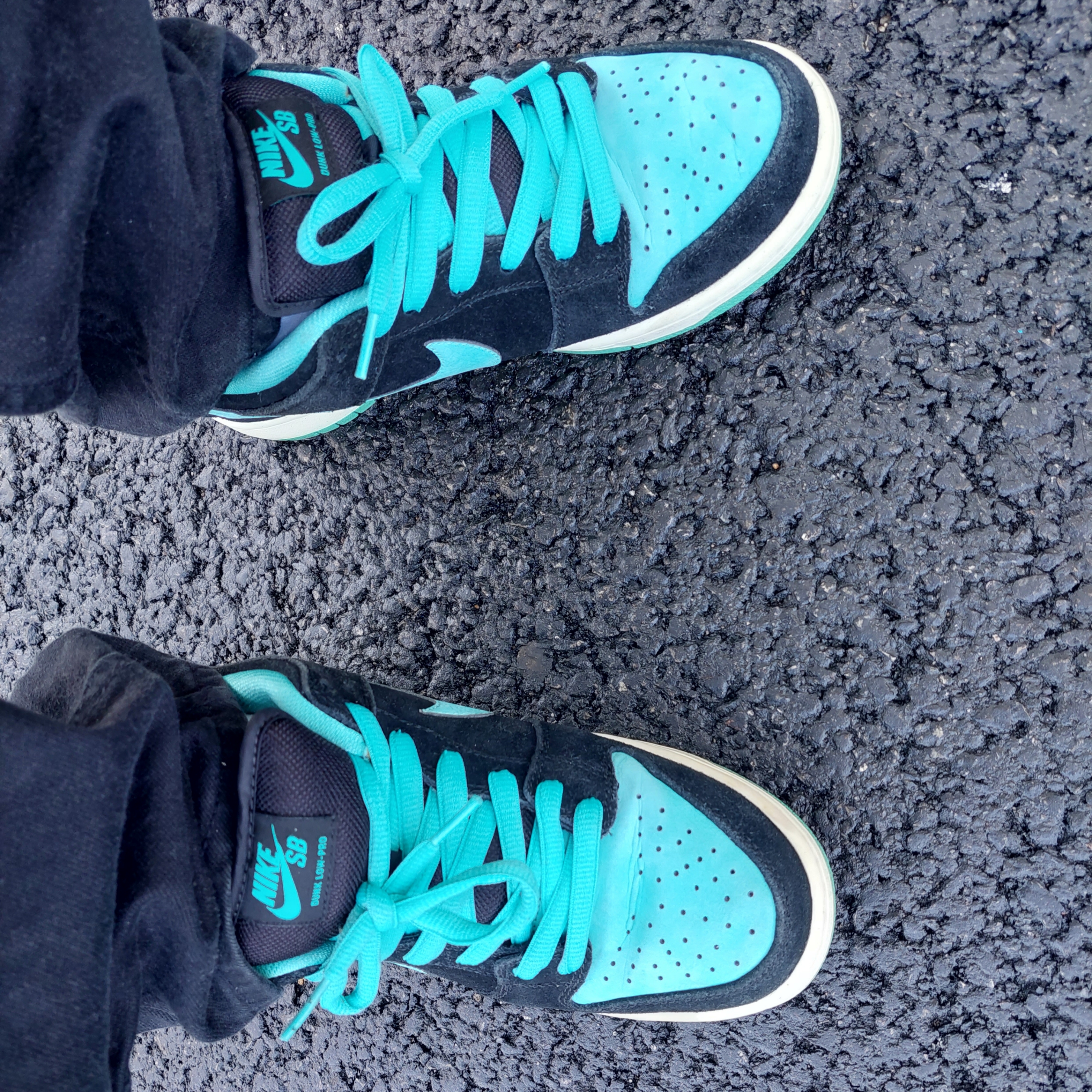 Nike SB Dunk Low Pro Clear Jade 착용 스타일