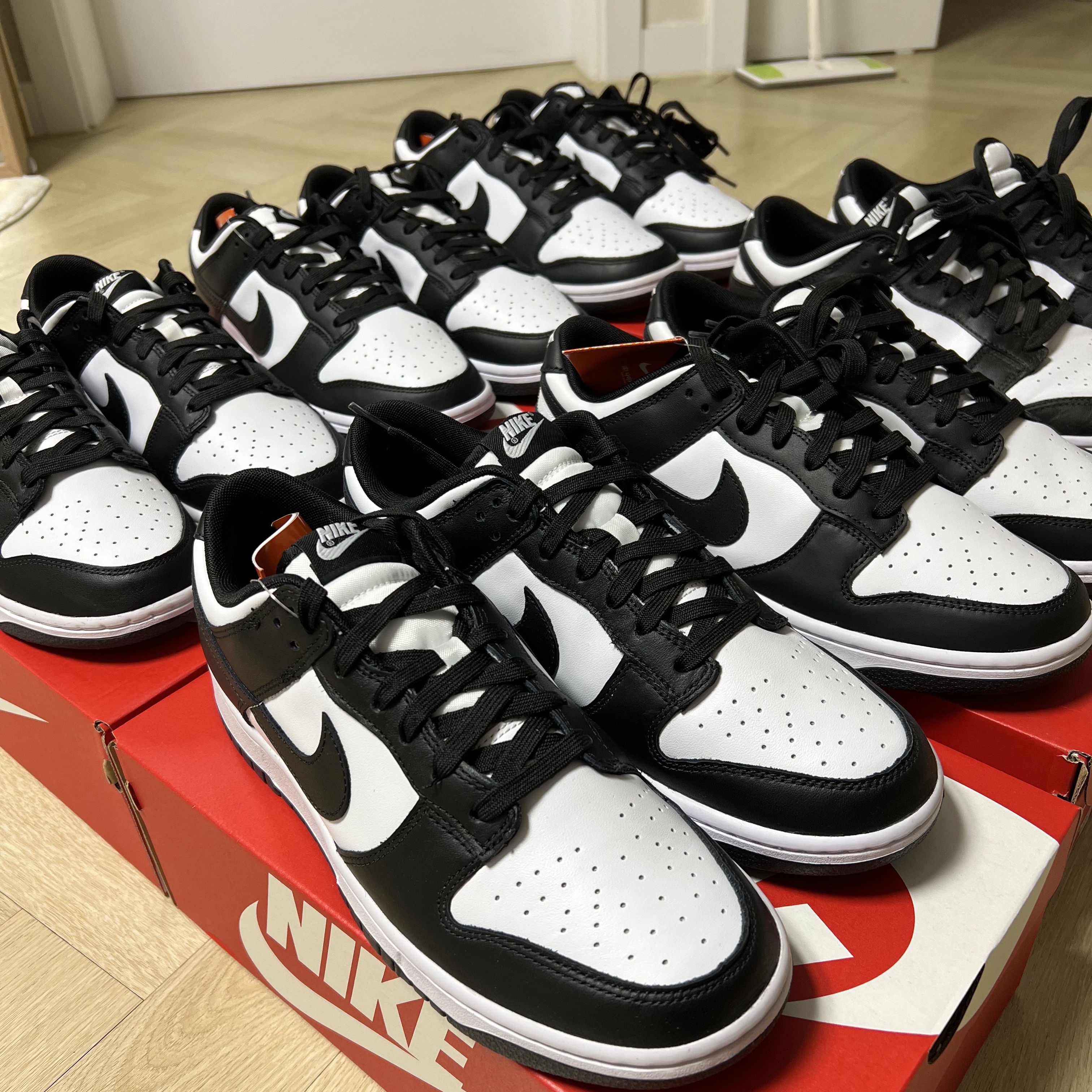 Nike Dunk Low Retro Black 착용 스타일 - 3