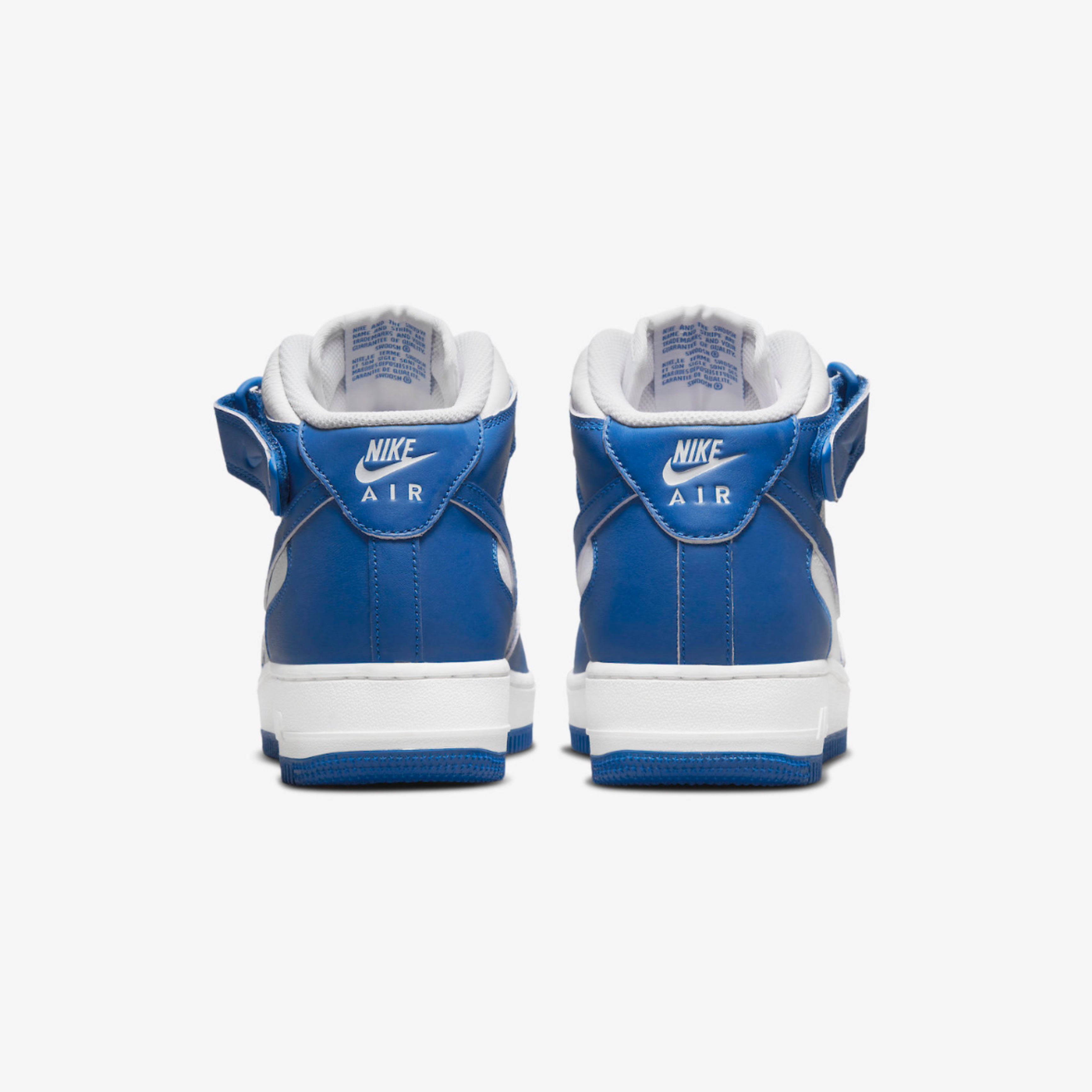 (W) Nike Air Force 1 Mid '07 Military Blue and Doll 착용 스타일 - 5