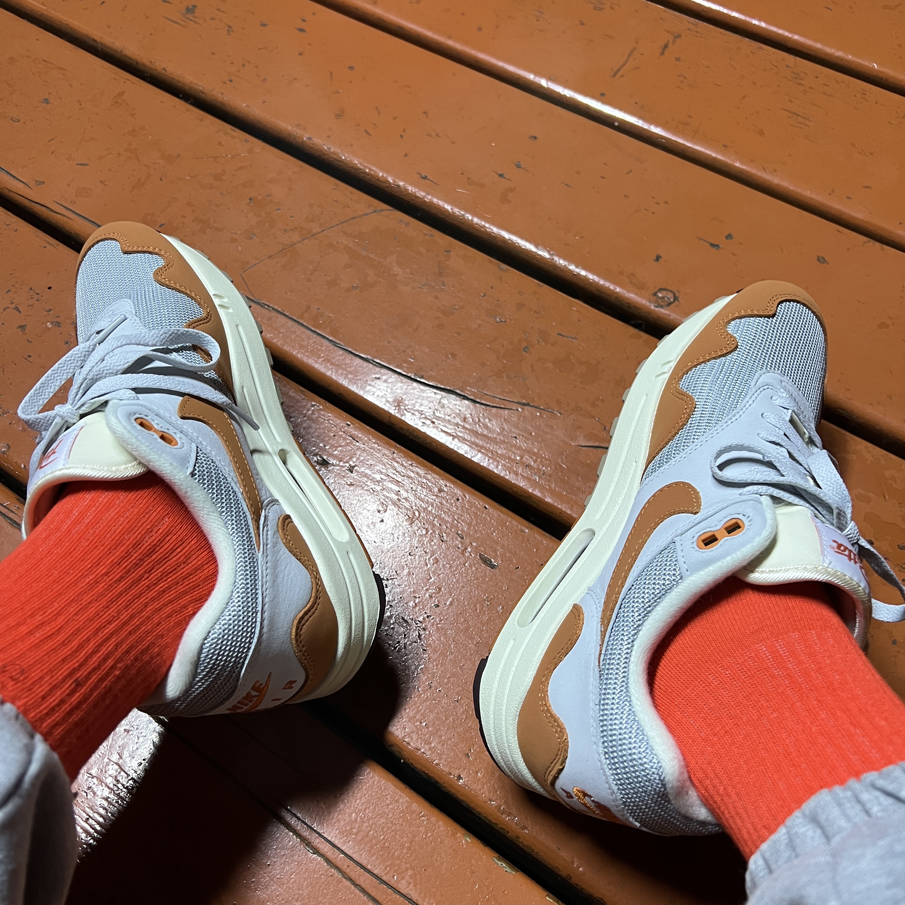 Nike x Patta Air Max 1 Monarch 착용 스타일 - 2