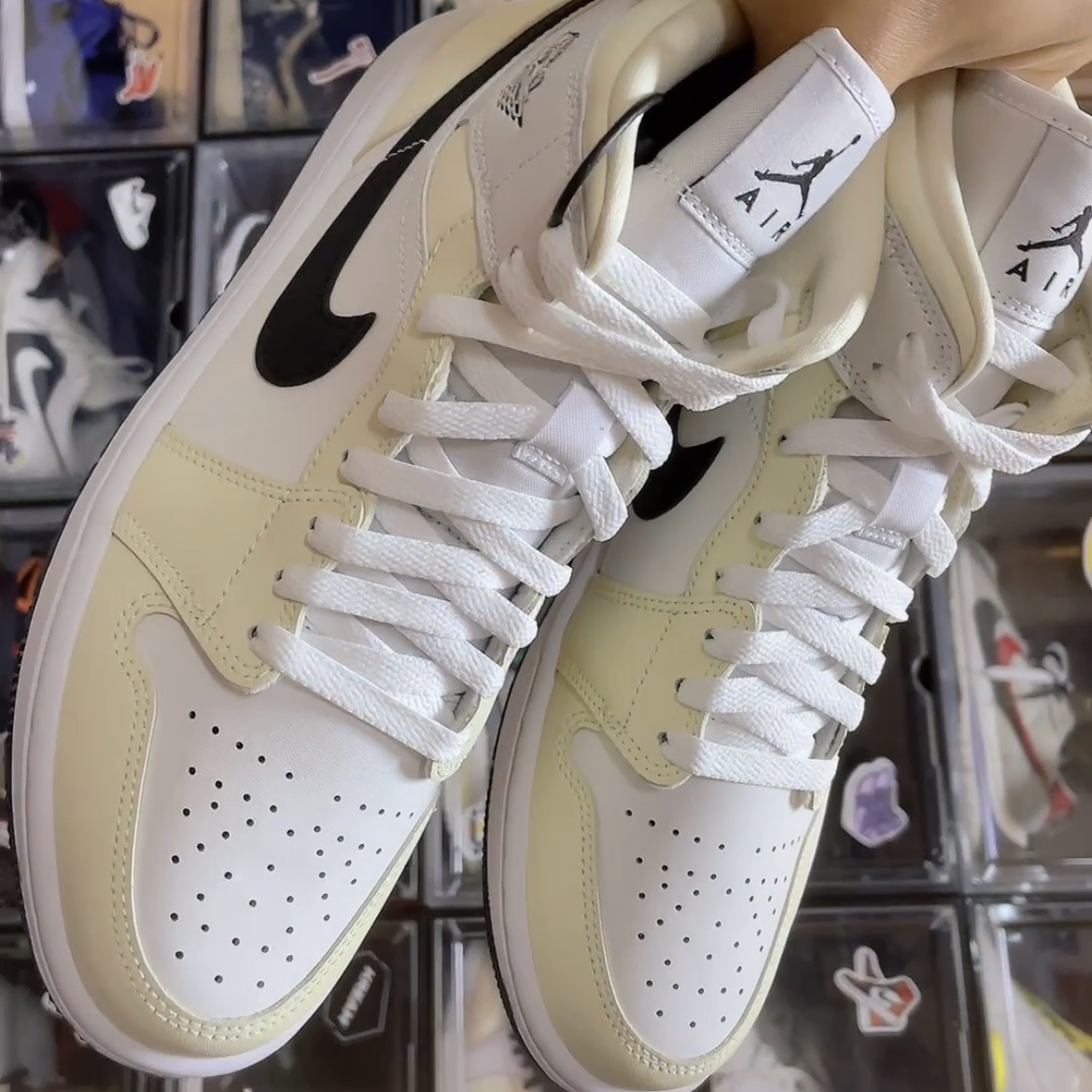 (W) Jordan 1 Mid Coconut Milk 착용 스타일