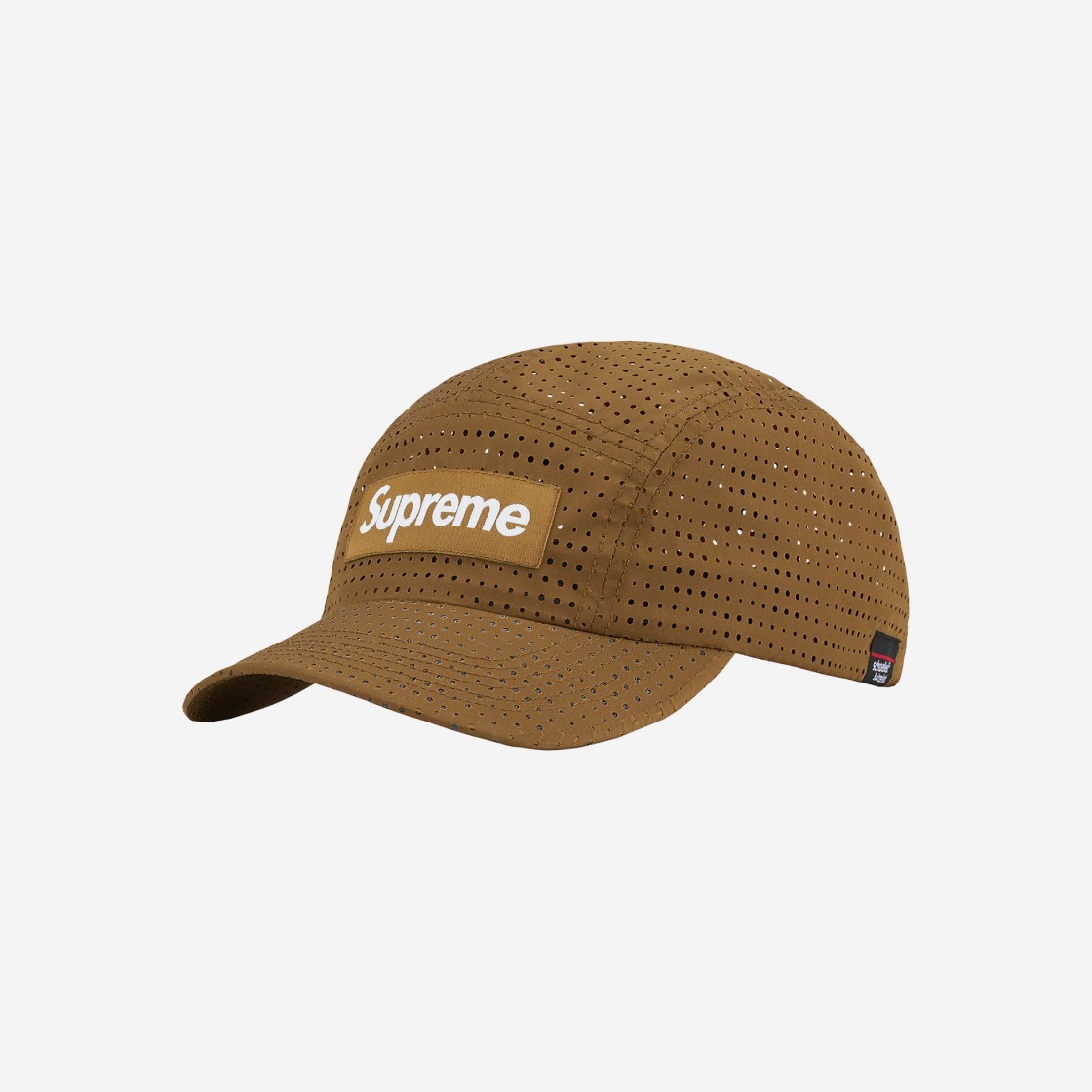 Supreme Perforated Camp Cap Olive Brown - 22SS 상세 이미지 1