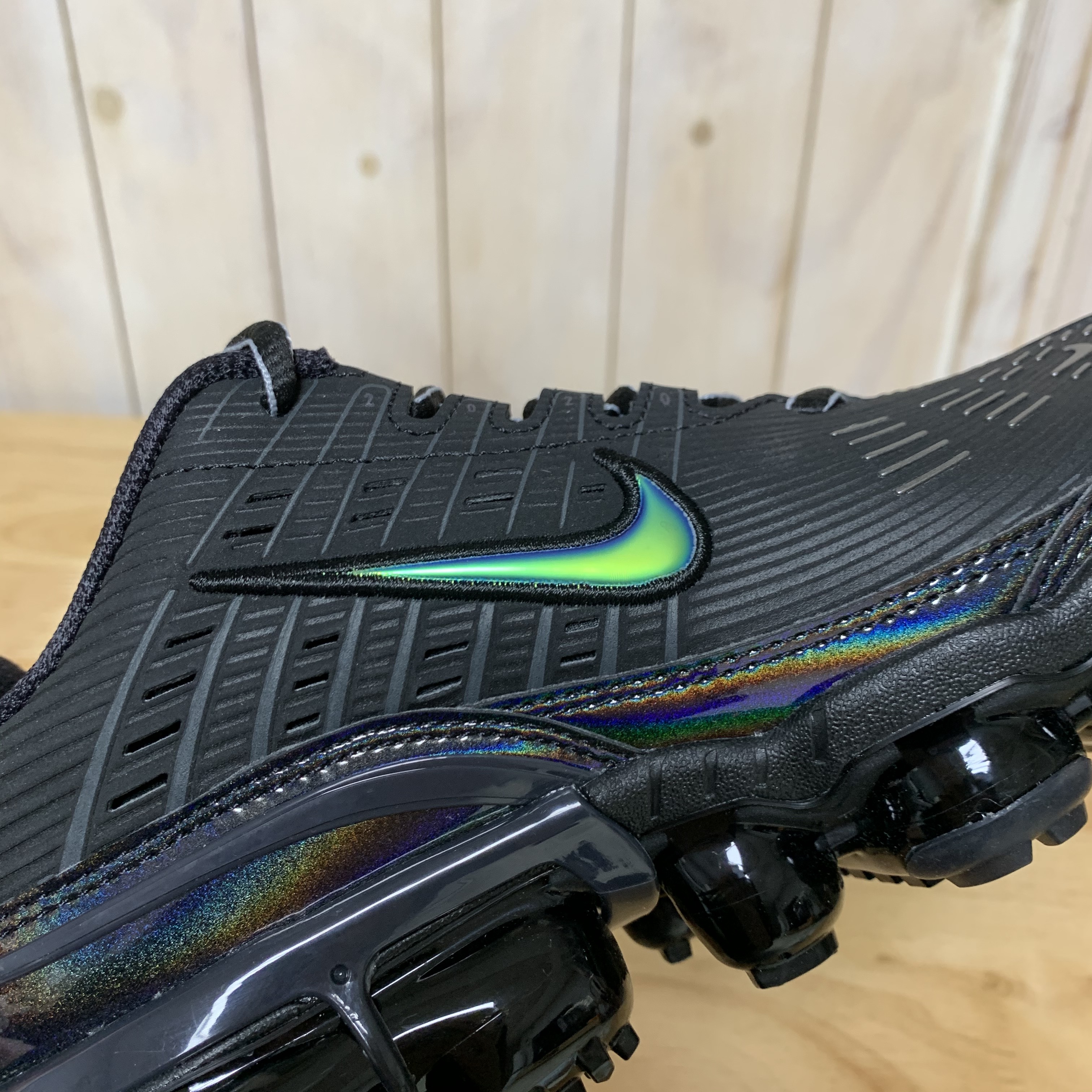(W) Nike Air VaporMax 360 Triple Black 착용 스타일 - 3