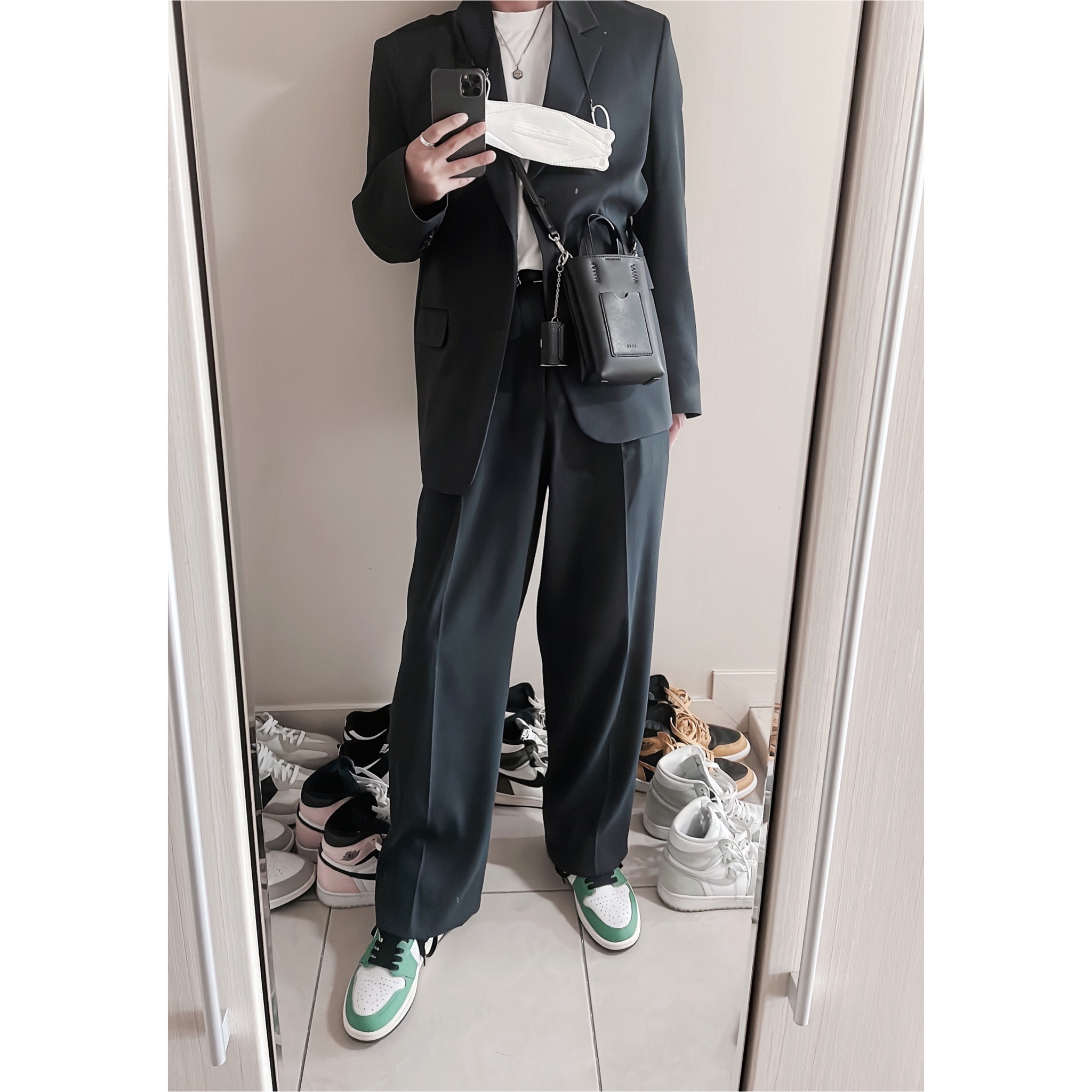 (W) Jordan 1 Retro High OG Lucky Green 착용 스타일